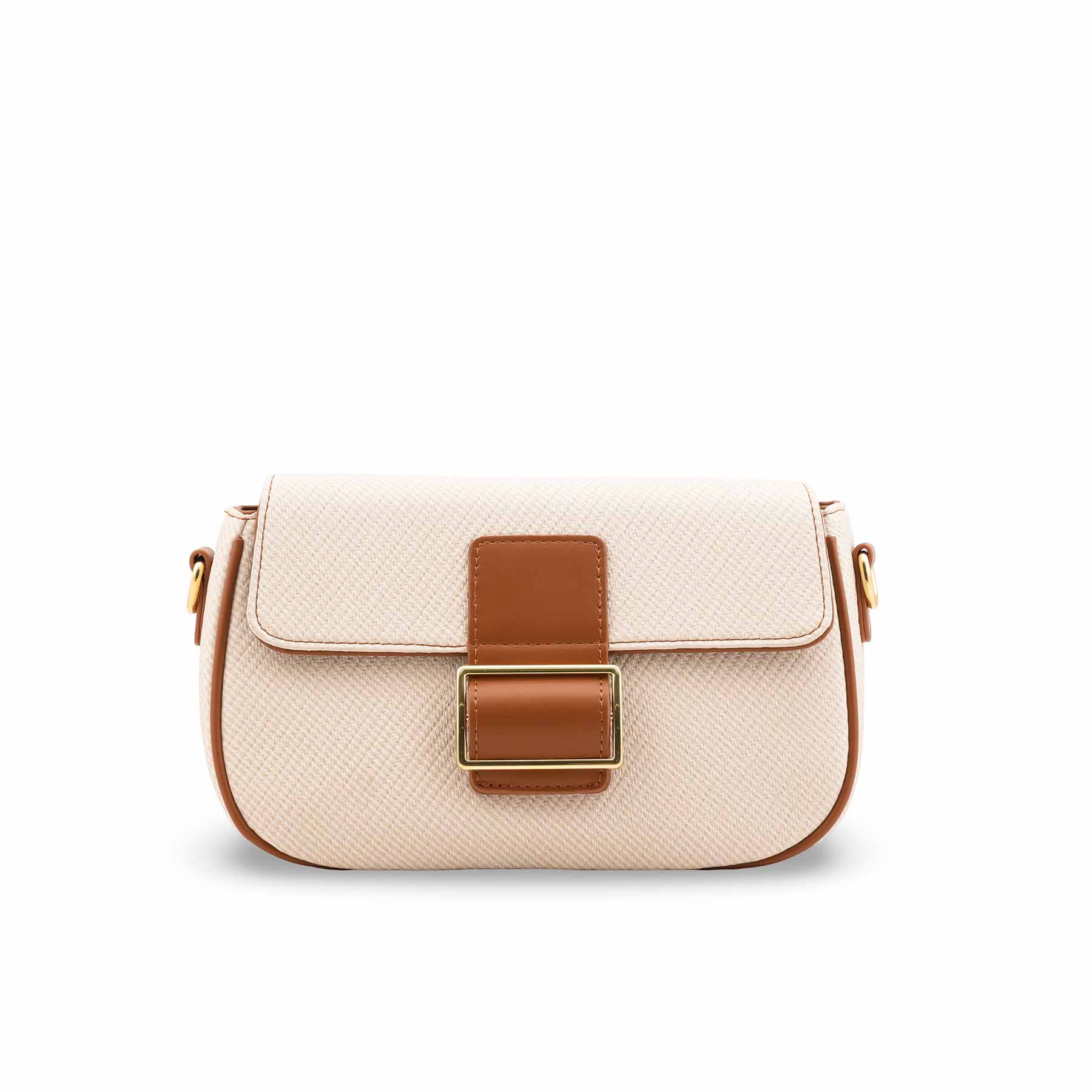 White Formal Shoulder Bag For Women P36419 - Image 2