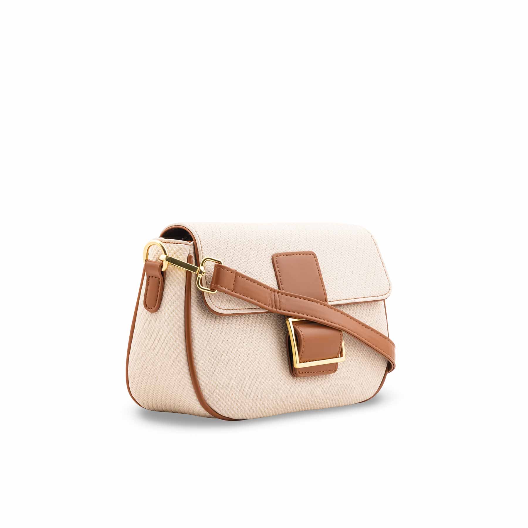 White Formal Shoulder Bag For Women P36419 - Image 3
