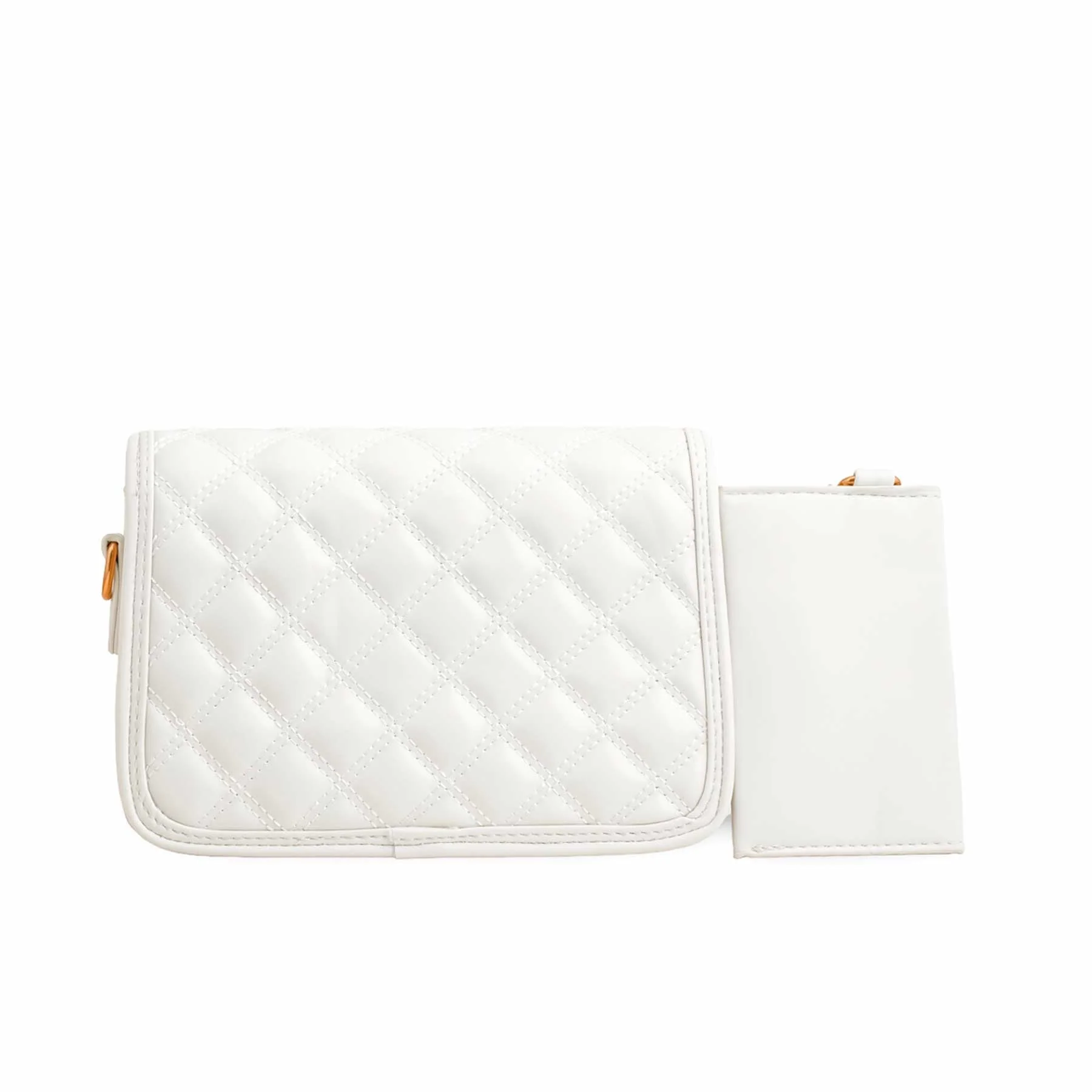 White Formal Shoulder Bag P36137 - Image 4