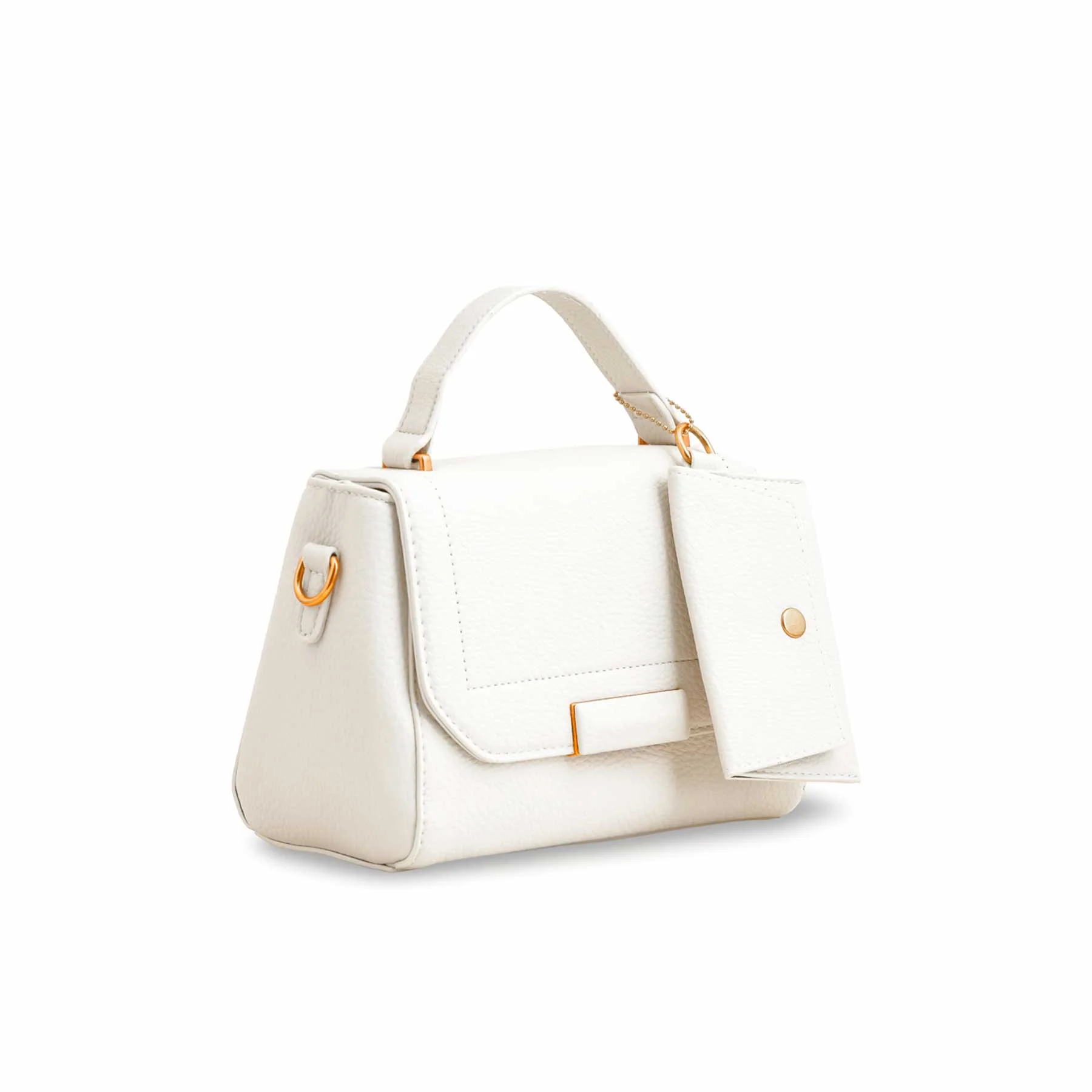 White Formal Shoulder Bag P36144 - Image 3