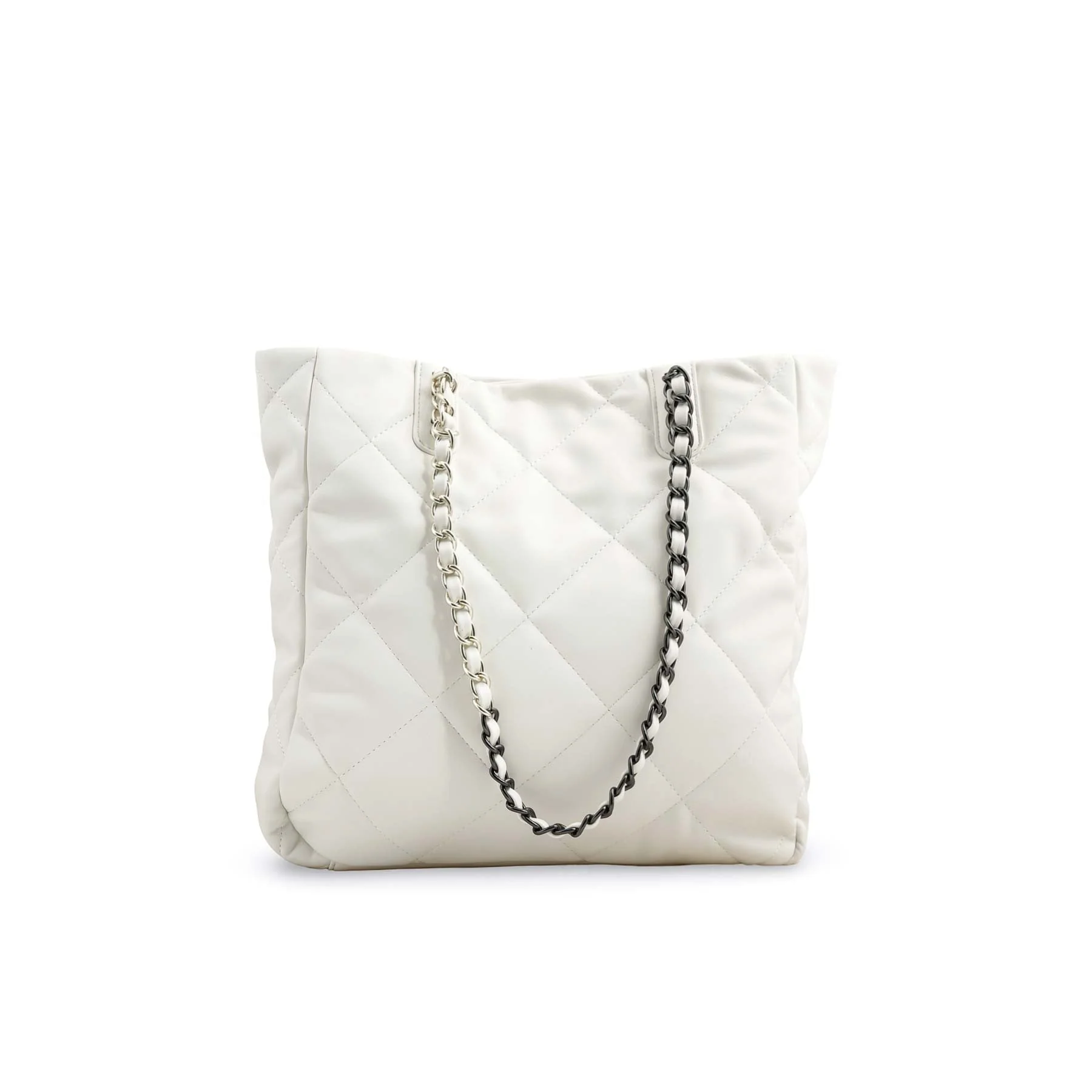 White Formal Shoulder Bag P36322 - Image 4