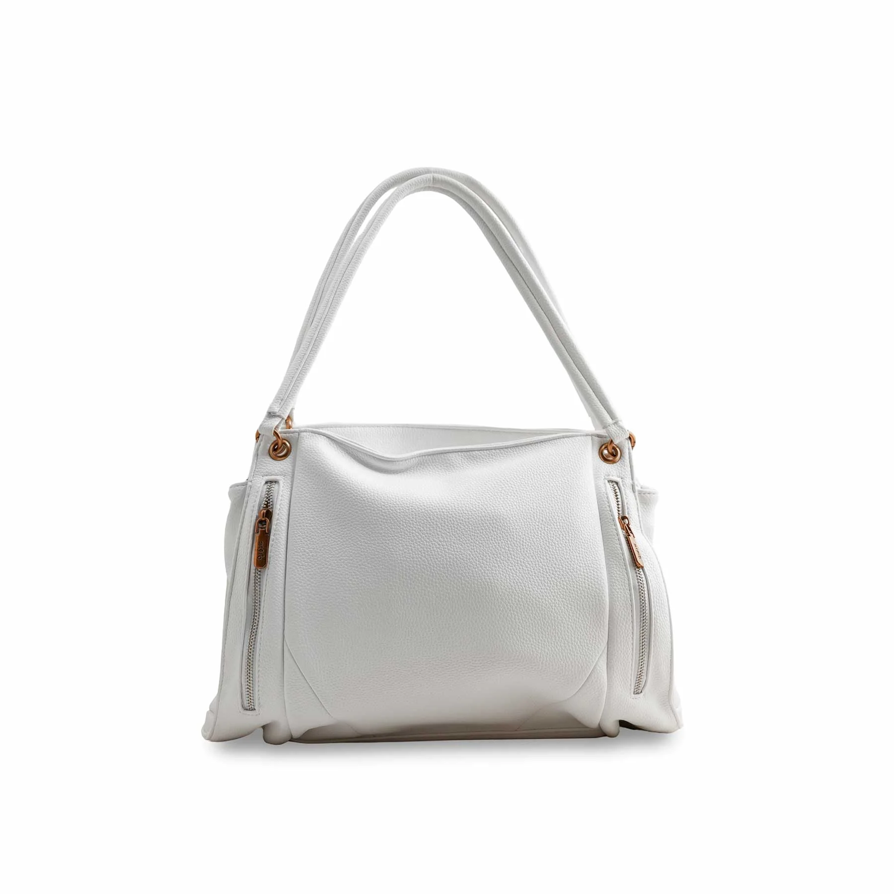 White Formal Shoulder Bag P36384 - Image 2