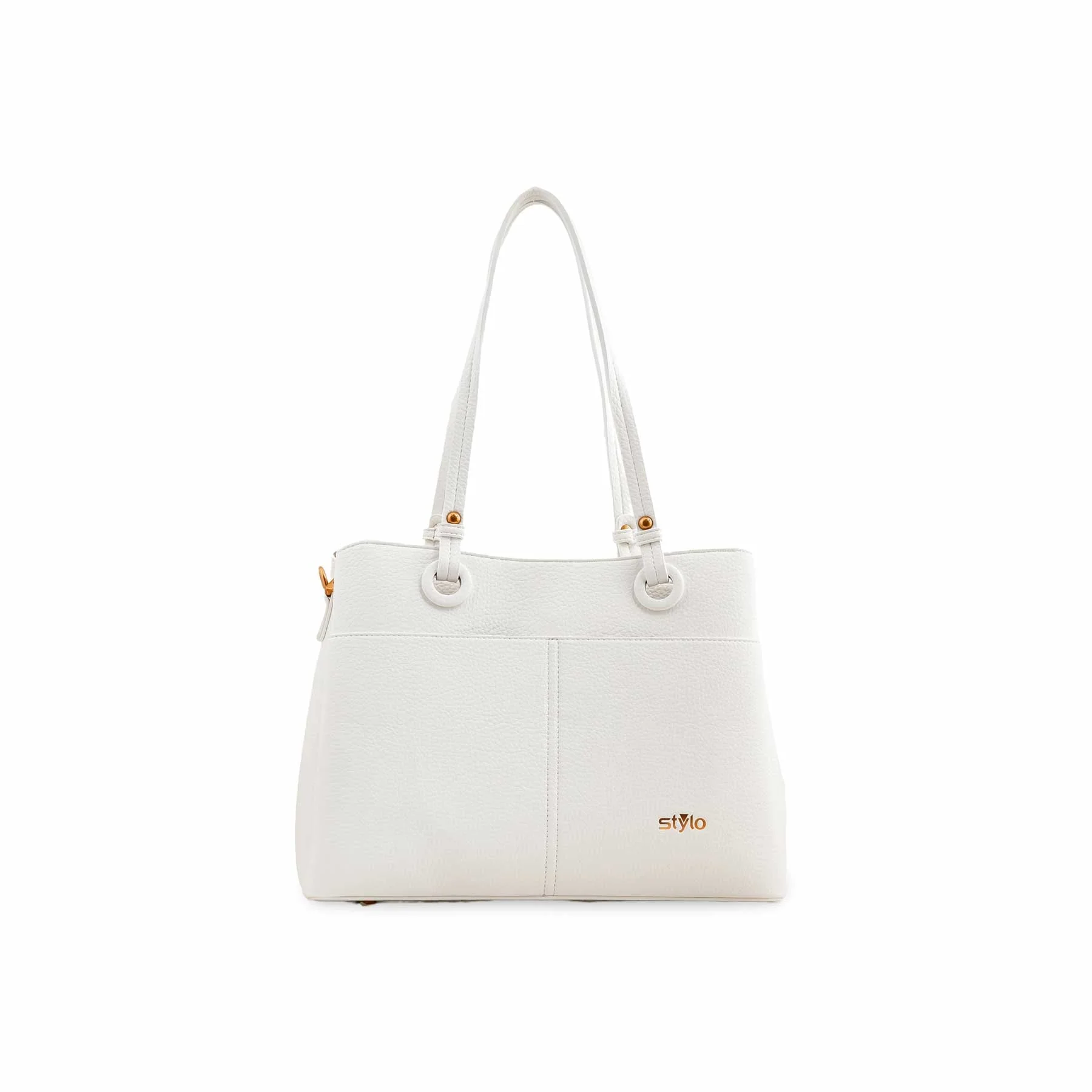White Formal Shoulder Bag P36390 - Image 2