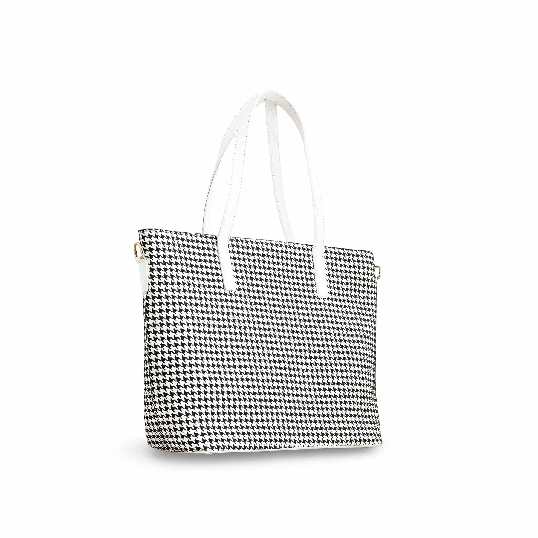 White Formal Shoulder Bag P55722 - Image 3