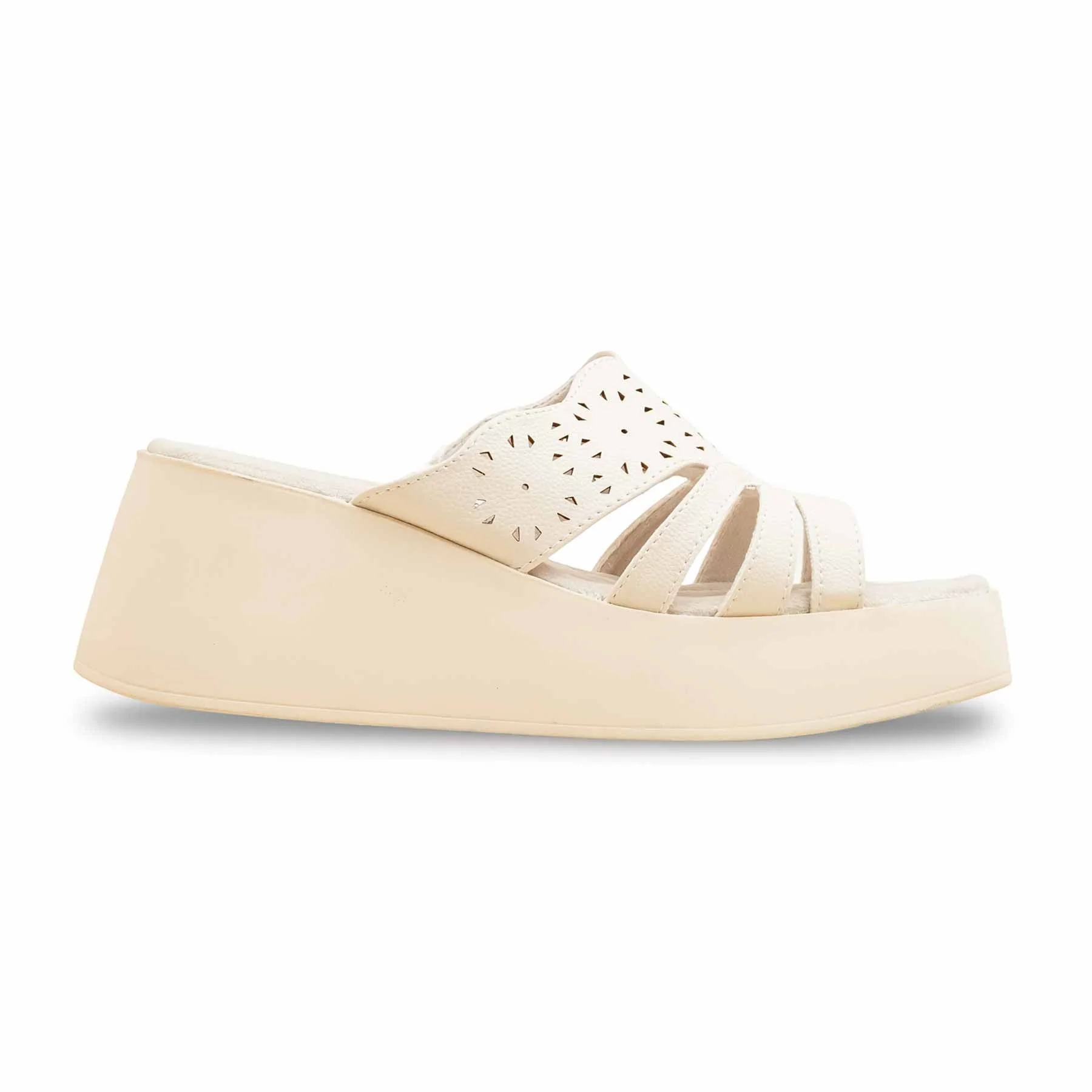 White Formal Slipper For Women PU0606 - Image 2