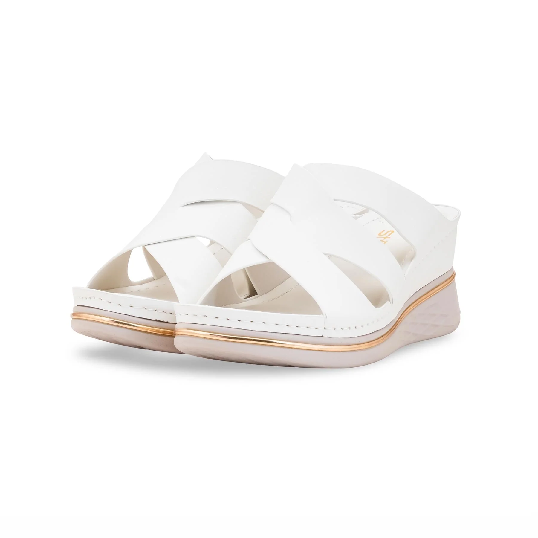 White Formal Slipper For Women PU0703 - Image 3