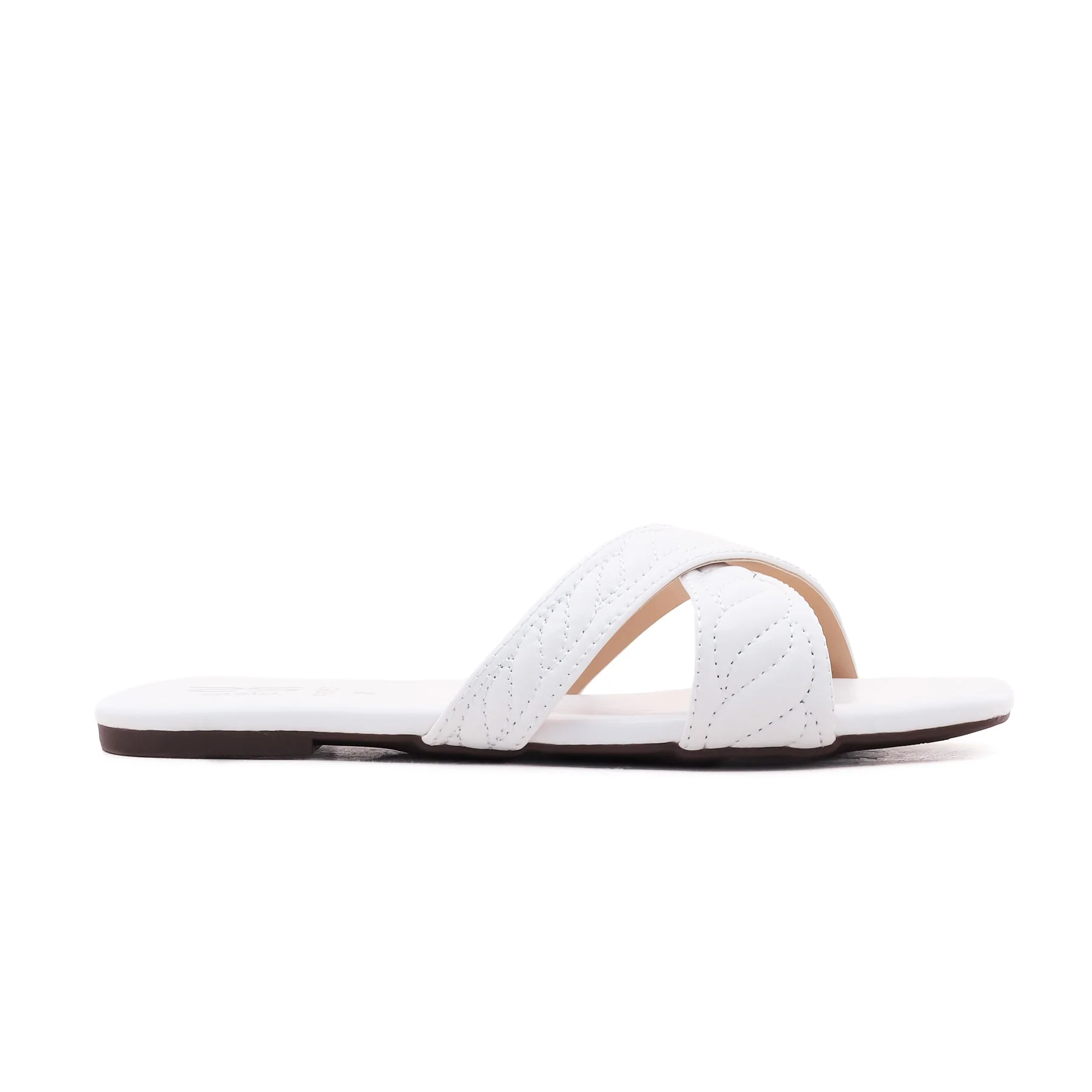 White Formal Slipper FR7851 - Image 2