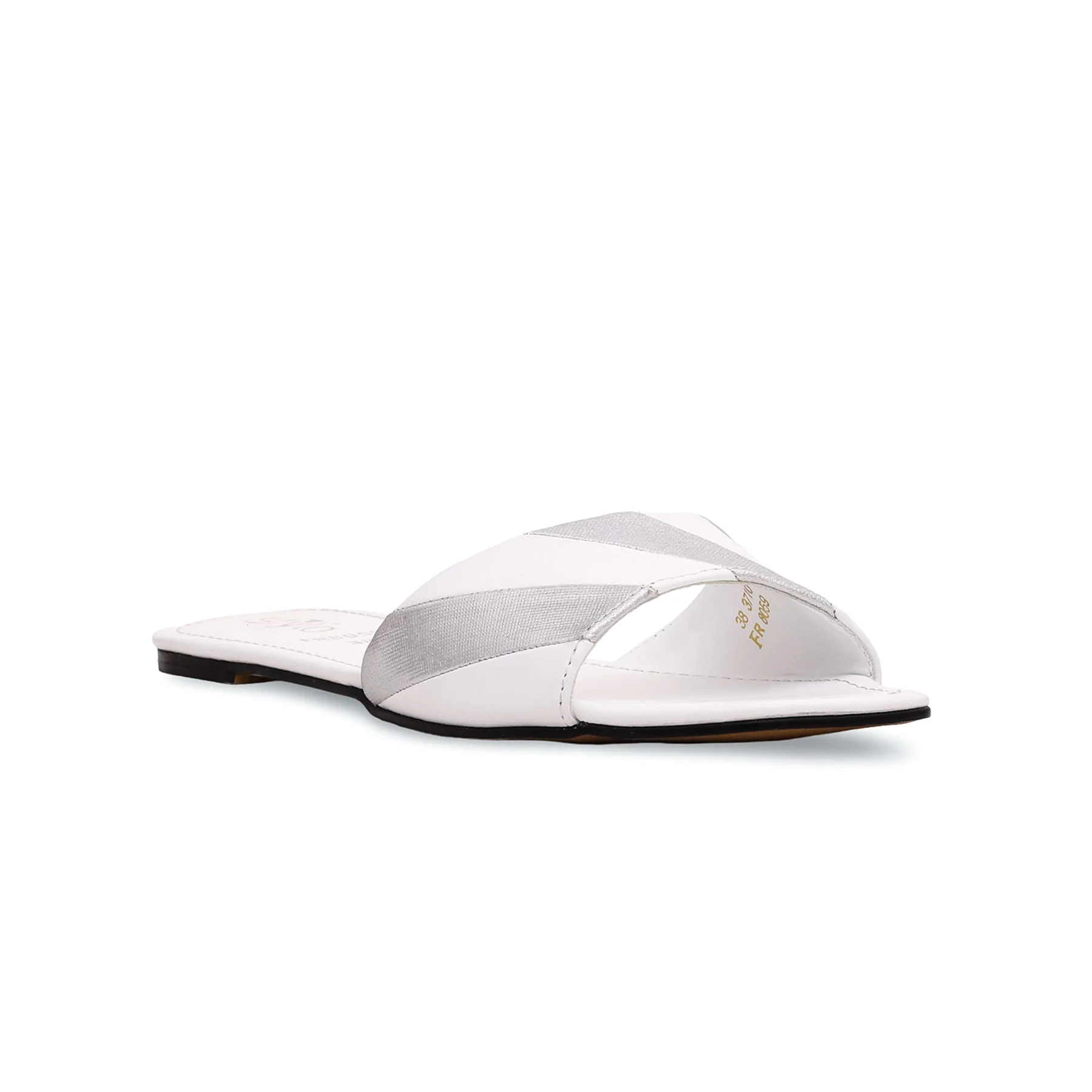 White Formal Slipper FR8059 - Image 2