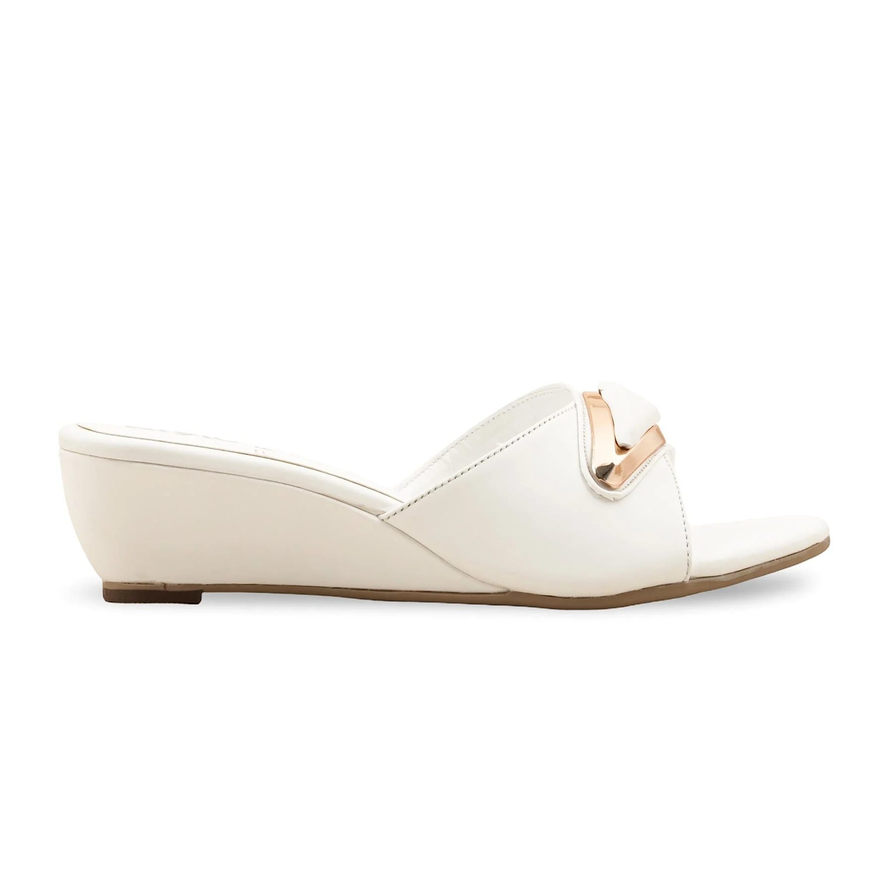 White Formal Slipper FR8282 - Image 2