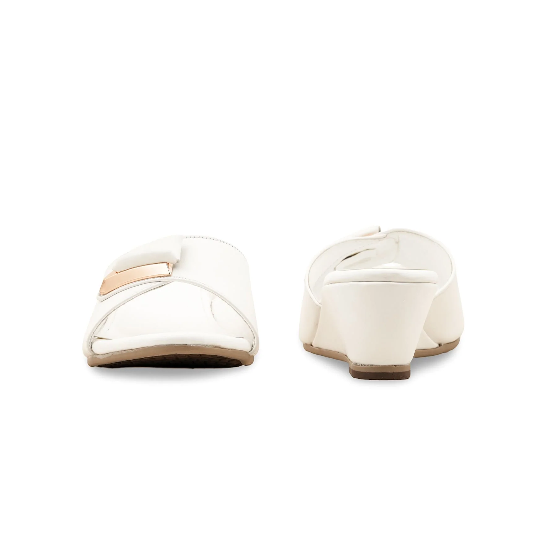 White Formal Slipper FR8282 - Image 4