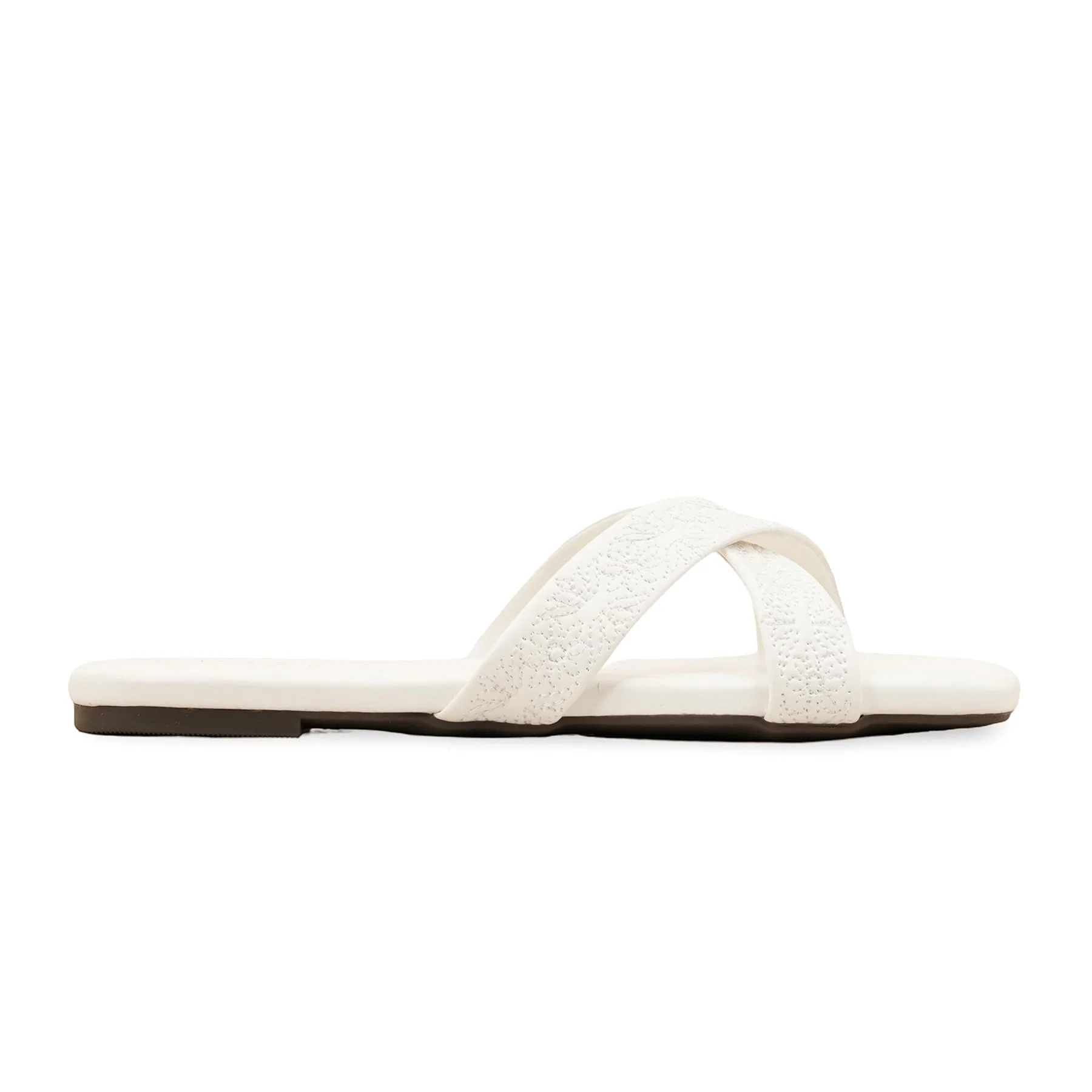 White Formal Slipper FR8294 - Image 2