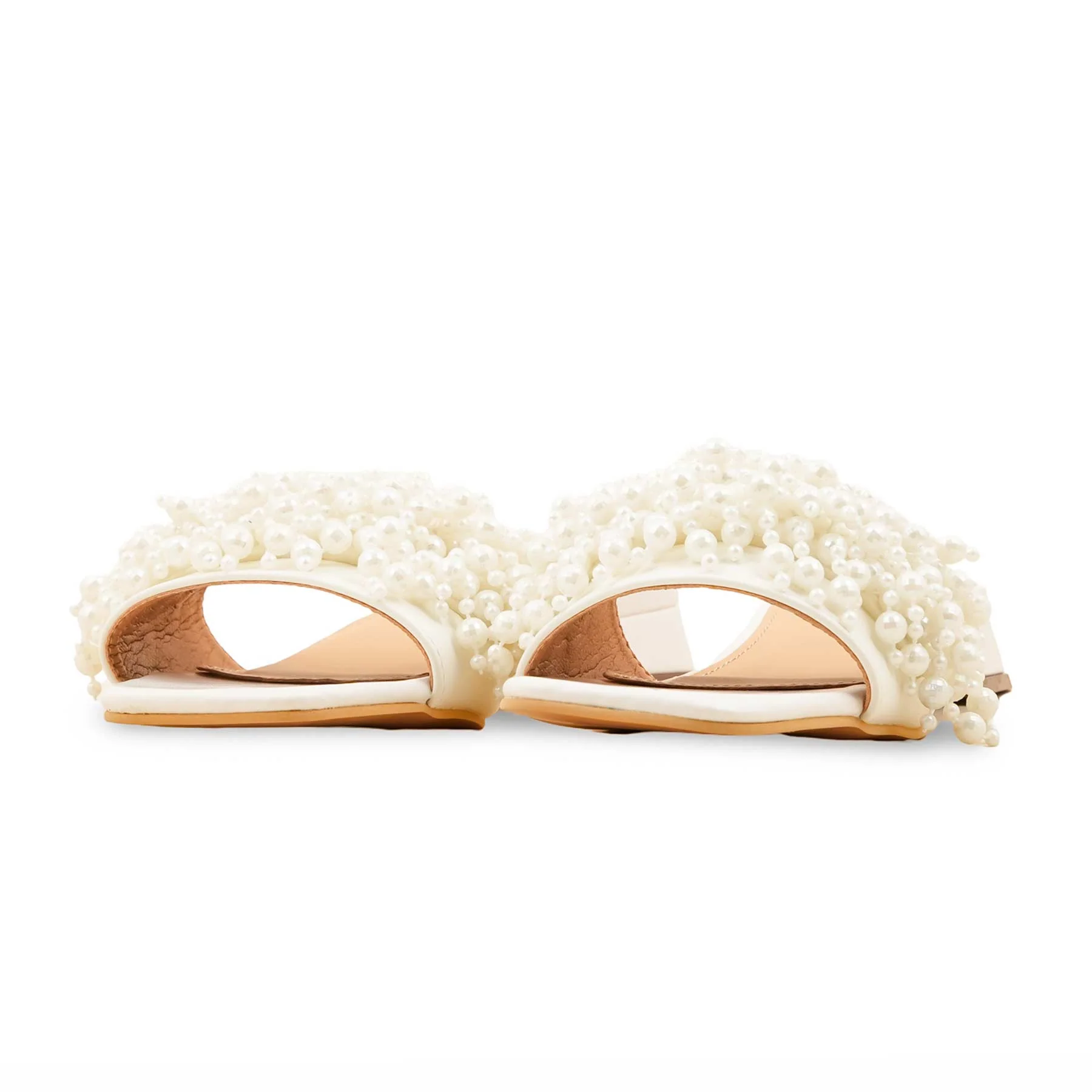 White Formal Slipper FR8358 - Image 3