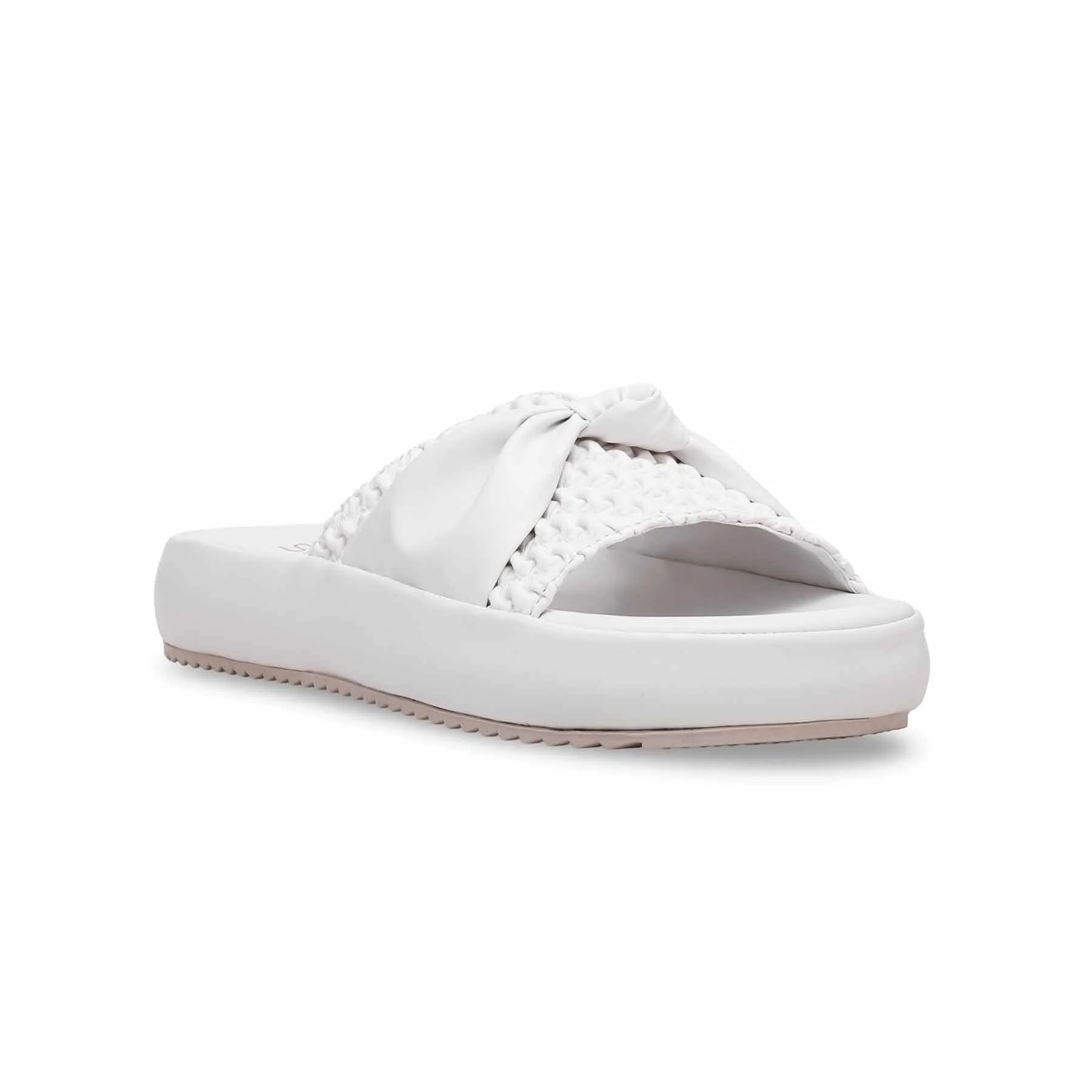 White Formal Slipper PU0307 - Image 3