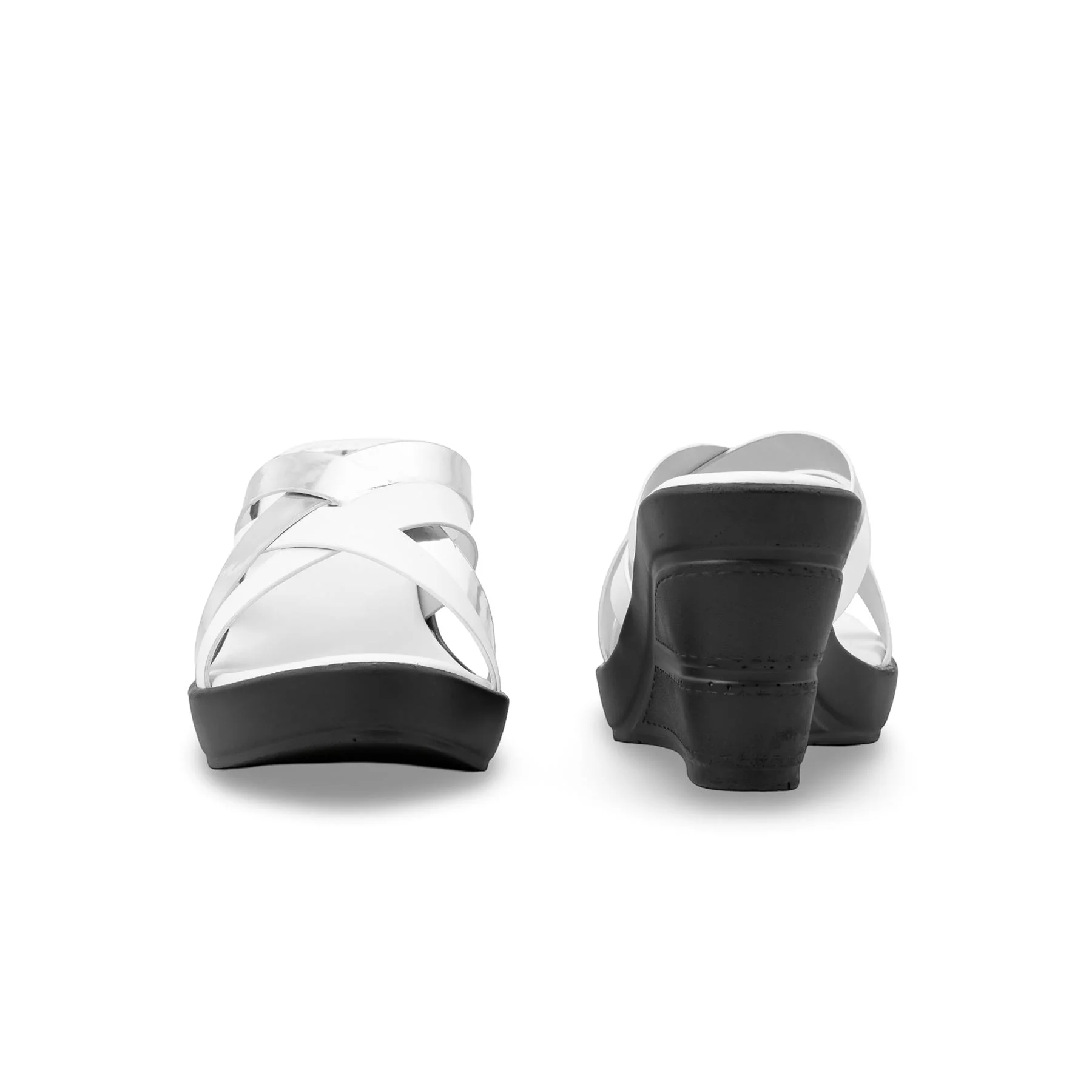 White Formal Slipper PU0491 - Image 4