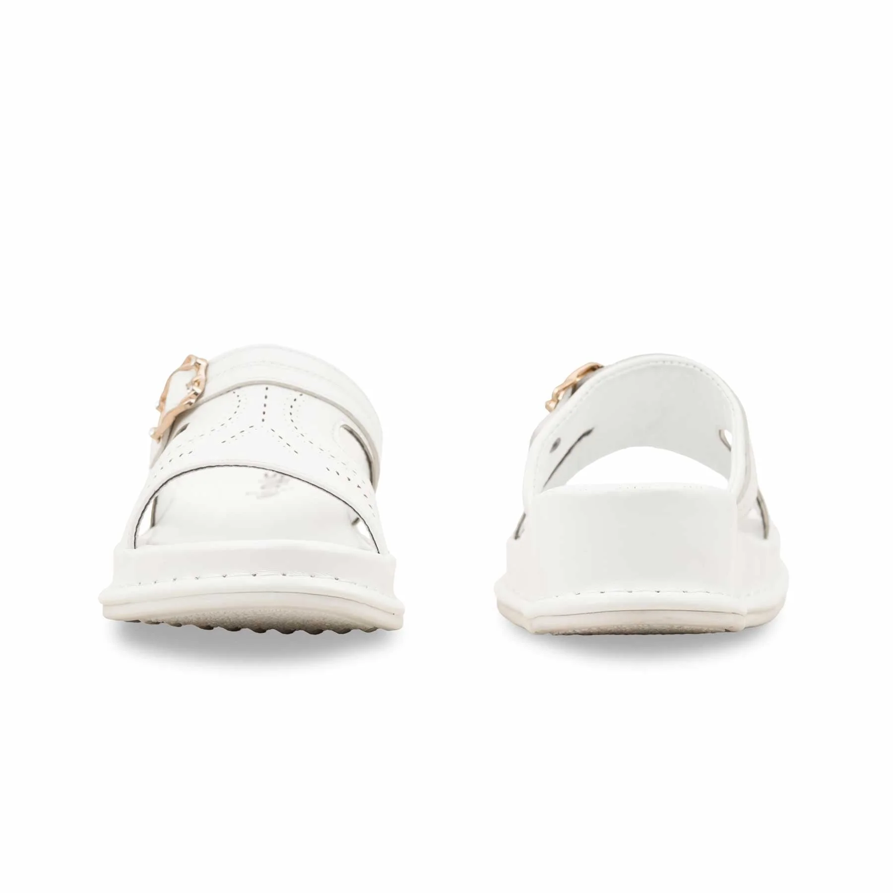 White Formal Slipper PU0495 - Image 4