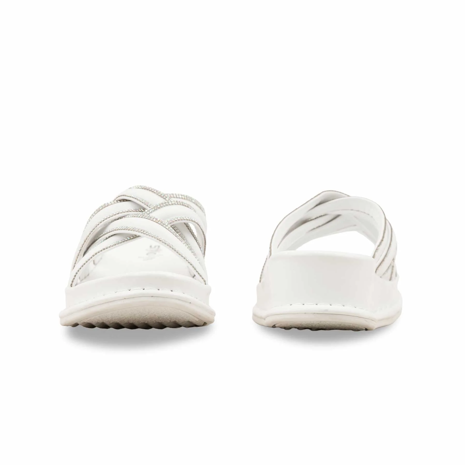 White Formal Slipper PU0520 - Image 4