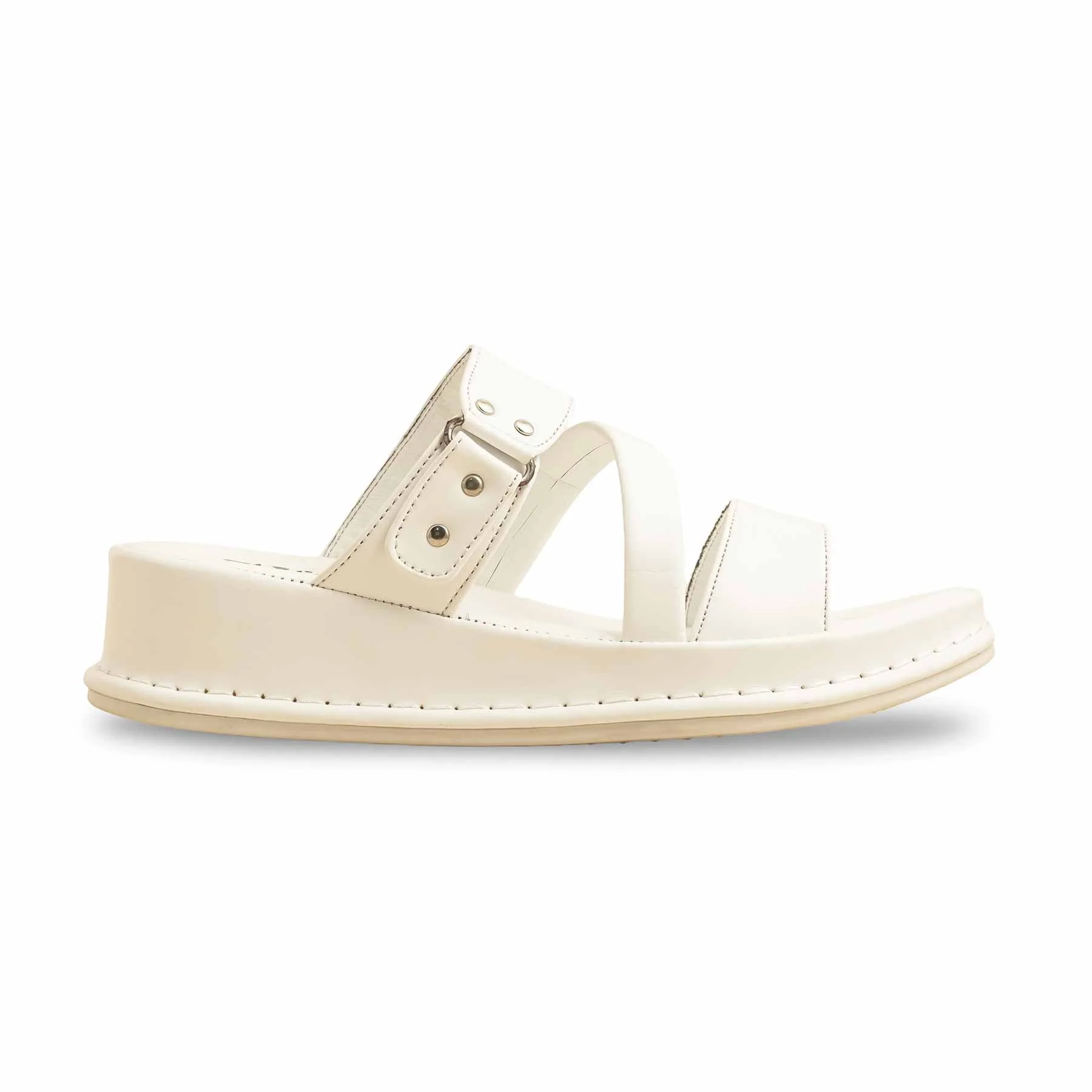 White Formal Slipper PU0522 - Image 2