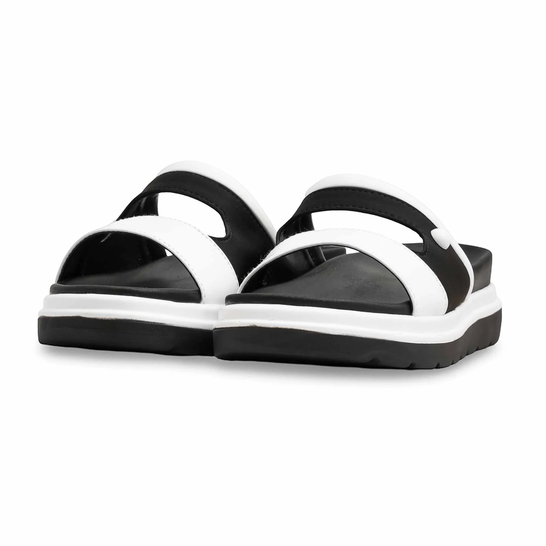 White Formal Slipper PU0583 - Image 3