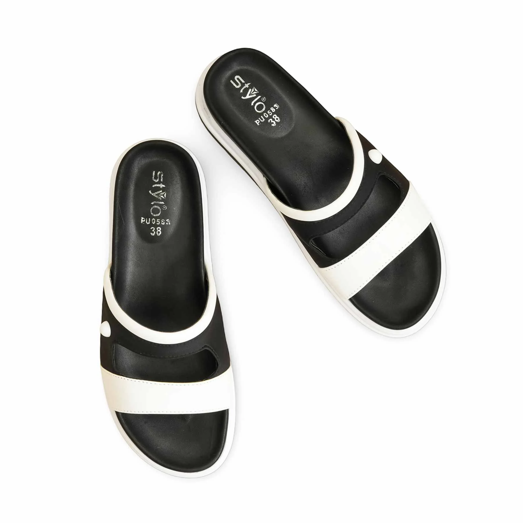 White Formal Slipper PU0583 - Image 5