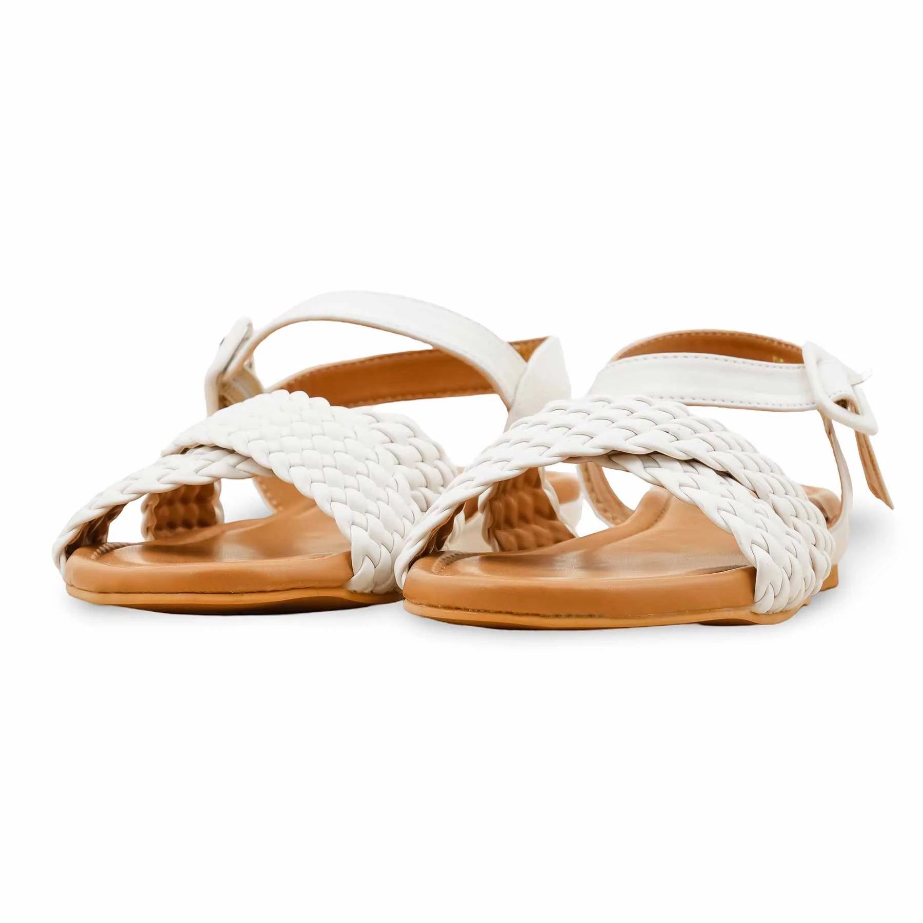 White Formal Women Sandal FR5448 - Image 3