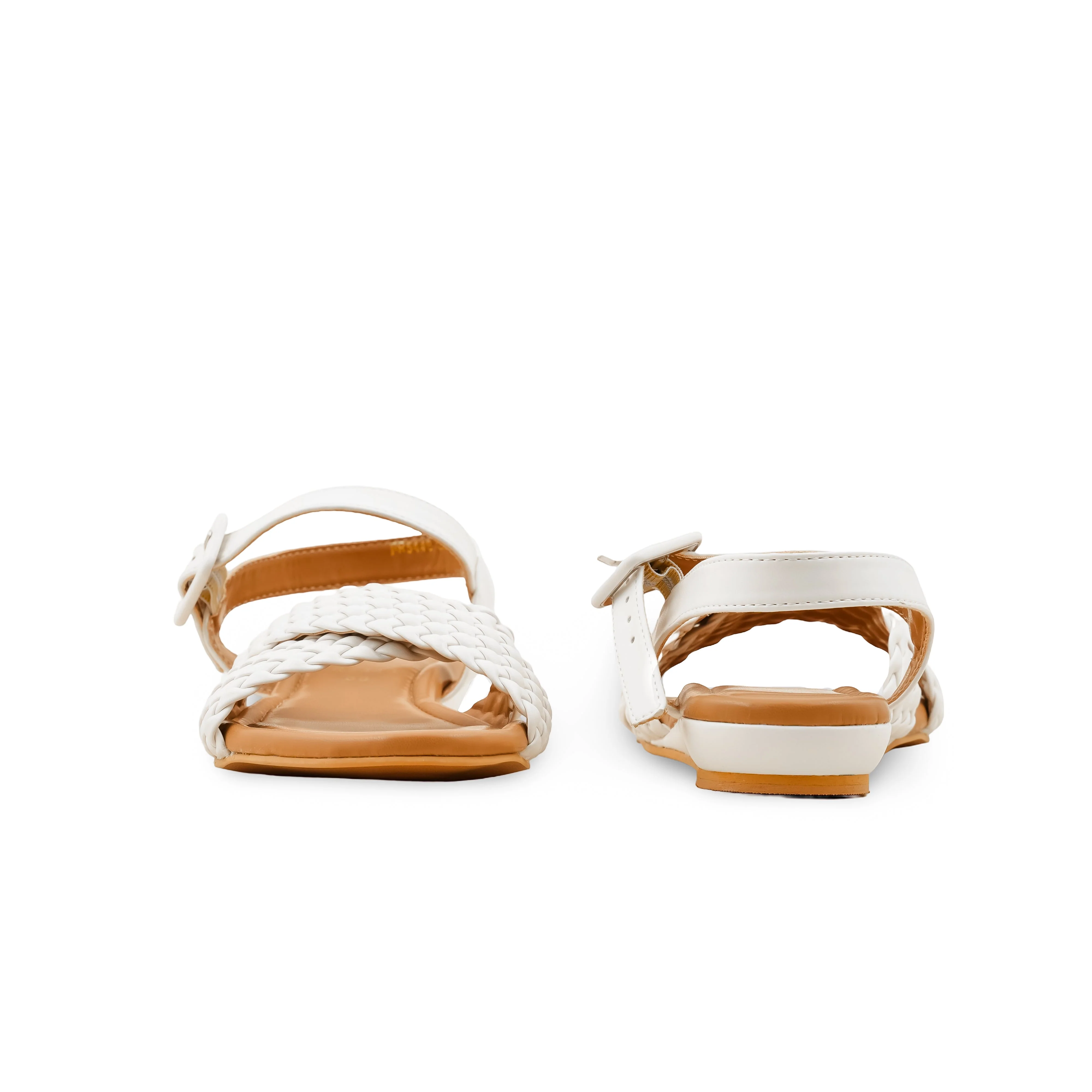 White Formal Women Sandal FR5448 - Image 4