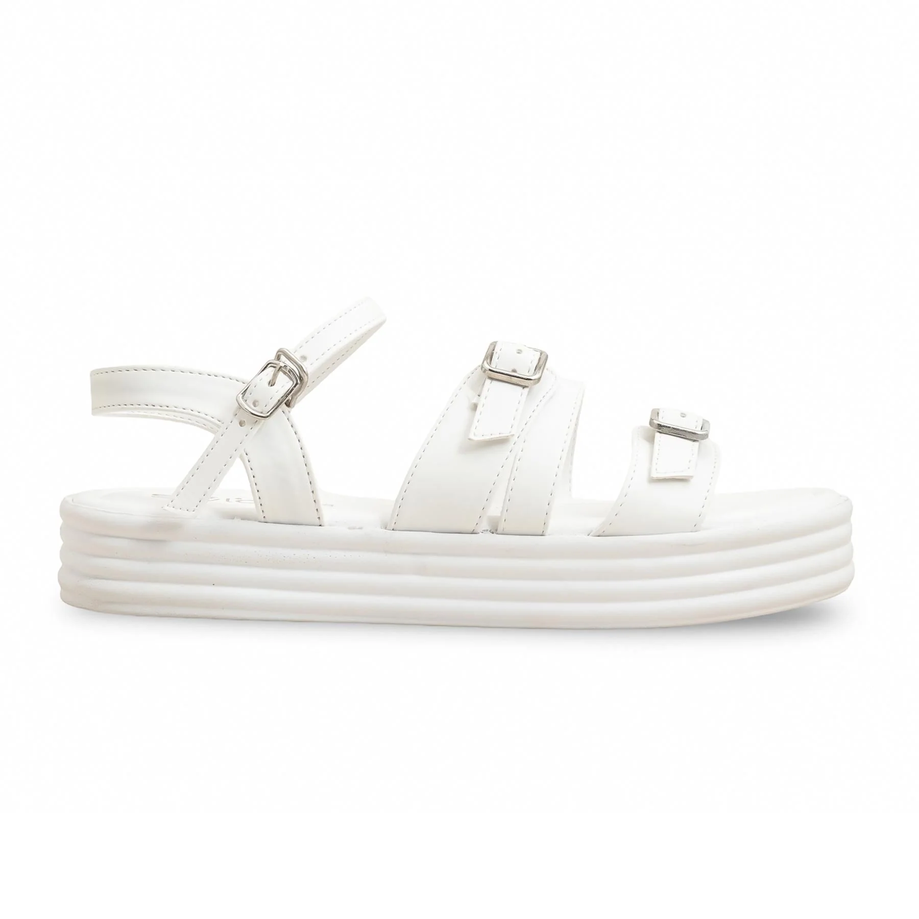 White Formal Women Sandal PU0608 - Image 2