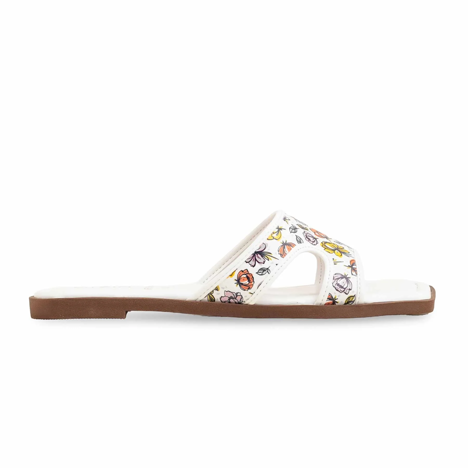 White Formal Women Slipper FR8350 - Image 2