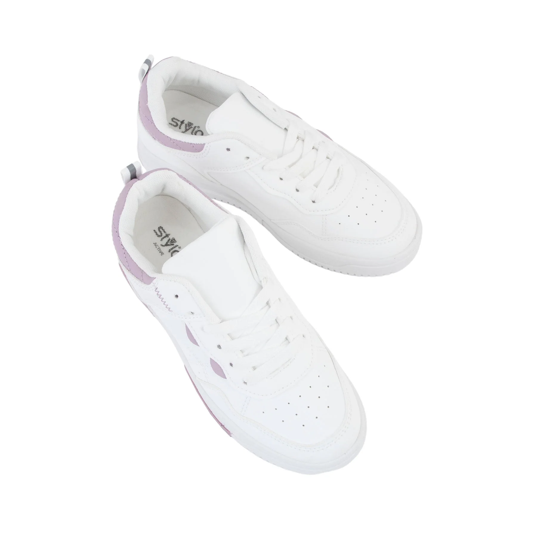 Women's White Sneaker AT7389 - Image 5