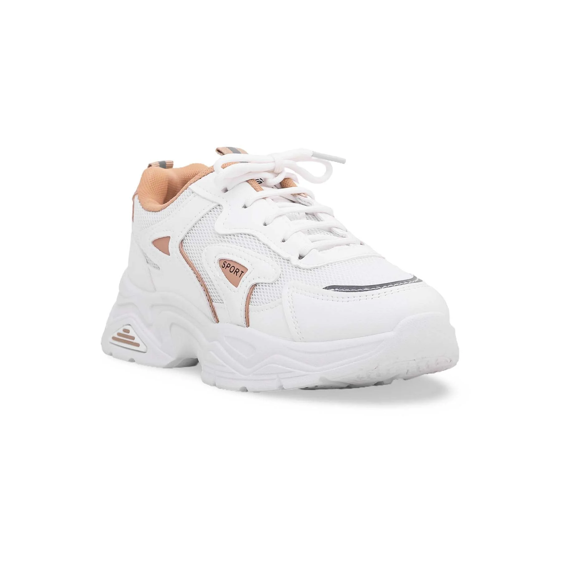 White Sports Sneaker AT7229 - Image 2