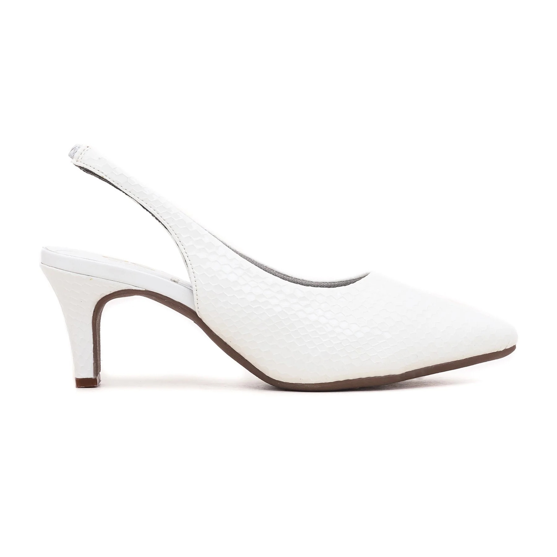 White Back Open Shoes WN5233 - Image 2