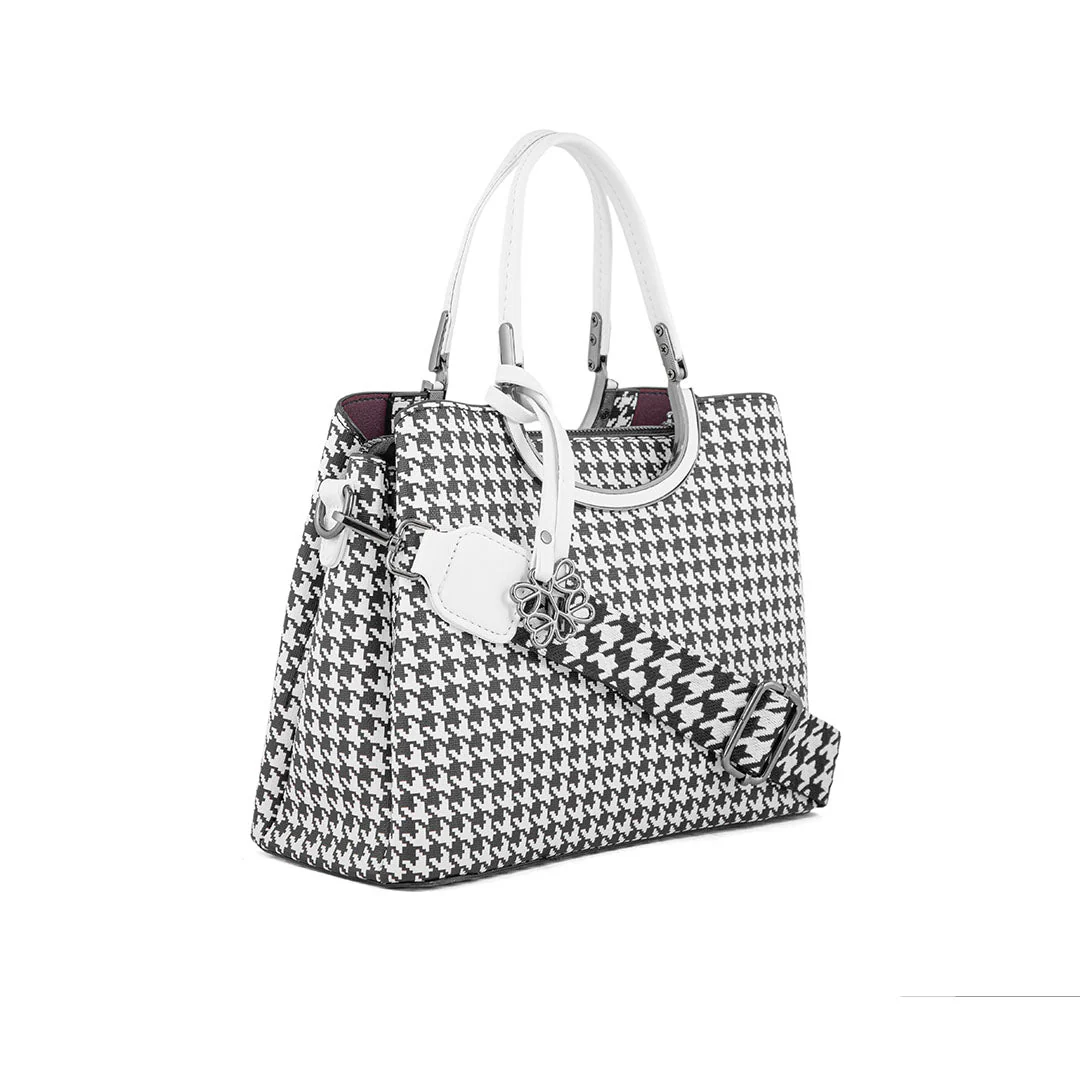 White Women Formal Hand Bag P36292 - Image 3