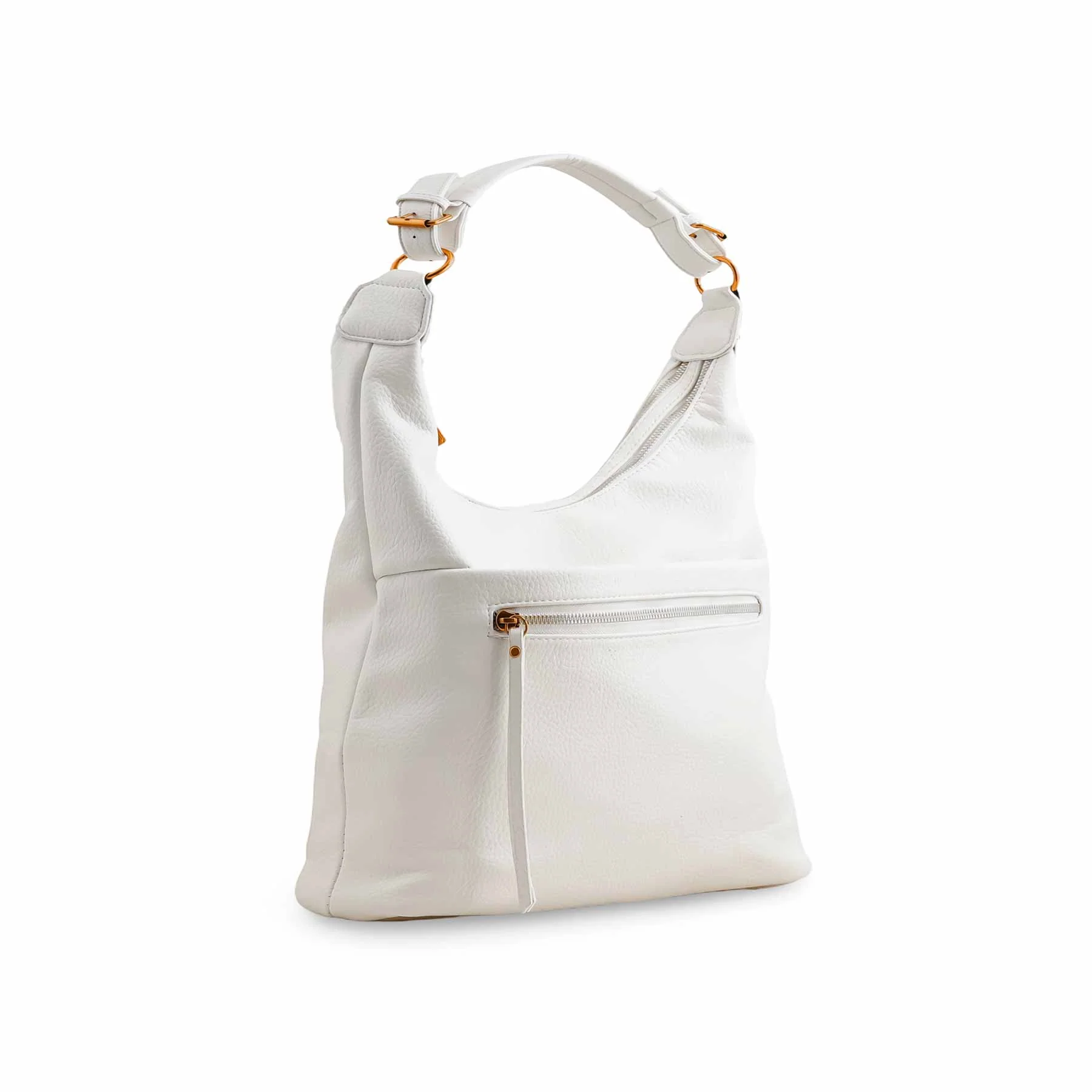 White Women Formal Shoulder Bag P36359 - Image 3