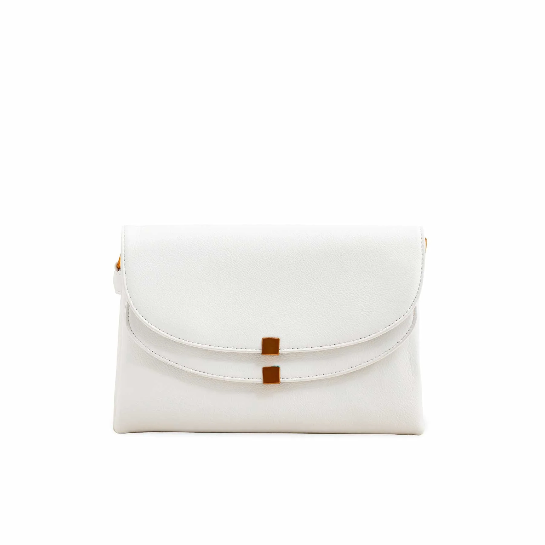 White Women Formal Shoulder Bag P36364 - Image 2