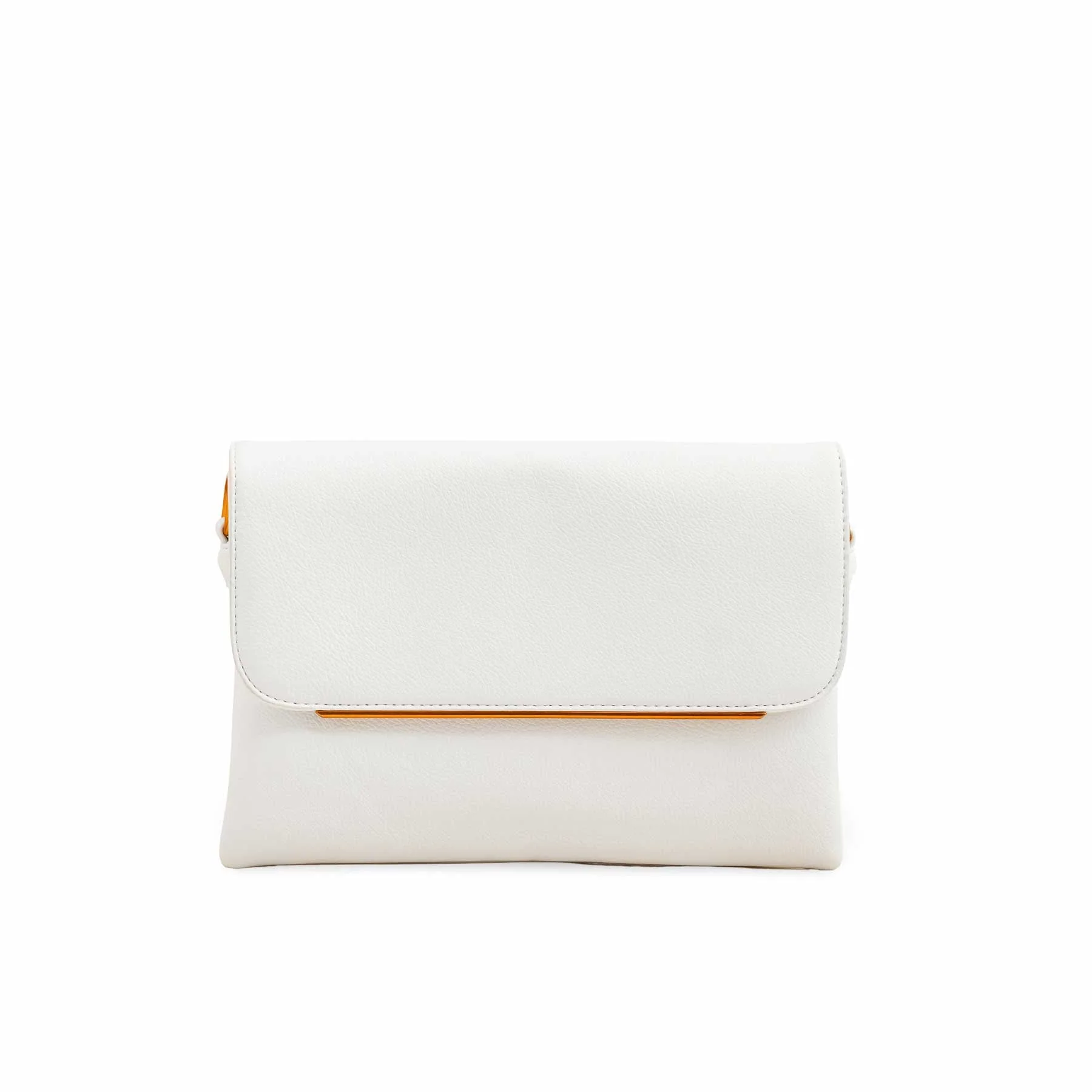 White Women Formal Shoulder Bag P36366 - Image 2