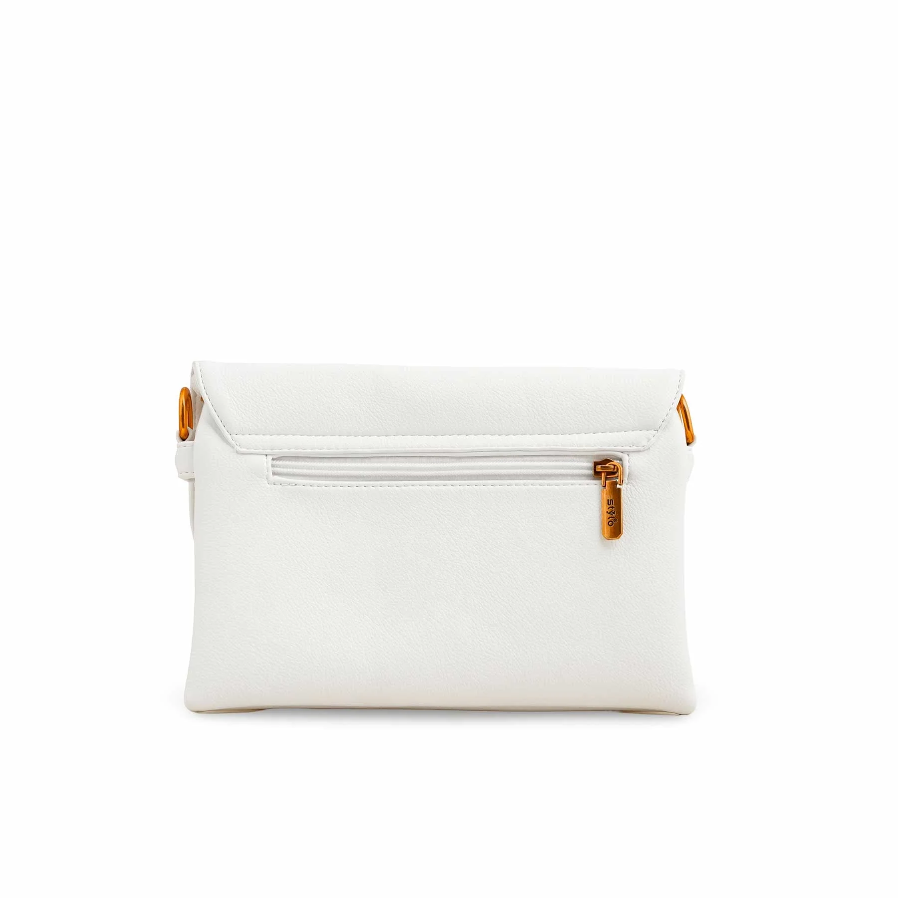 White Women Formal Shoulder Bag P36366 - Image 4