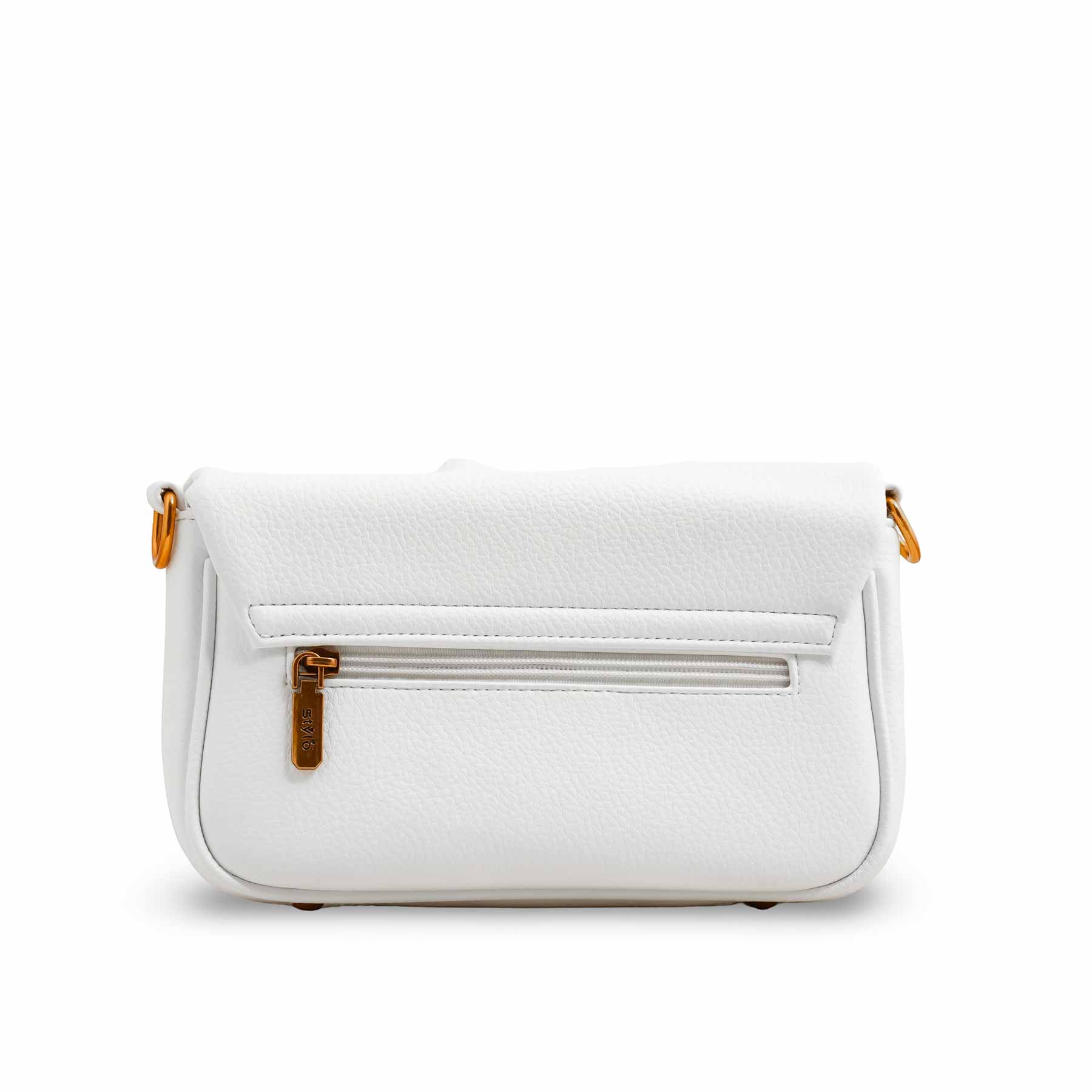 White Women Formal Shoulder Bag P36375 - Image 4