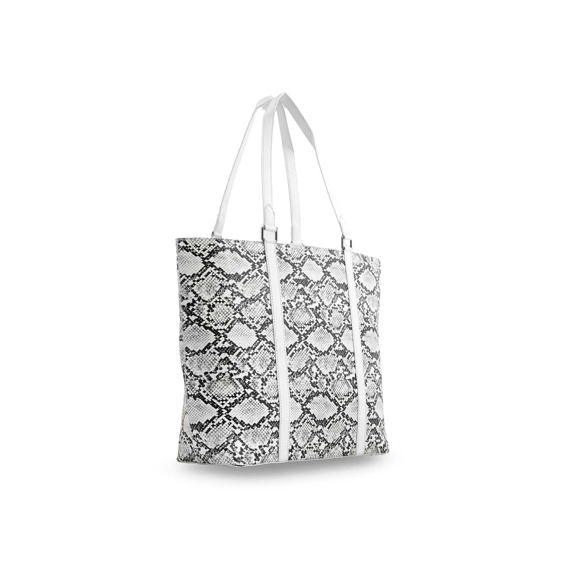 White Women Formal Shoulder Bag P55671 - Image 2
