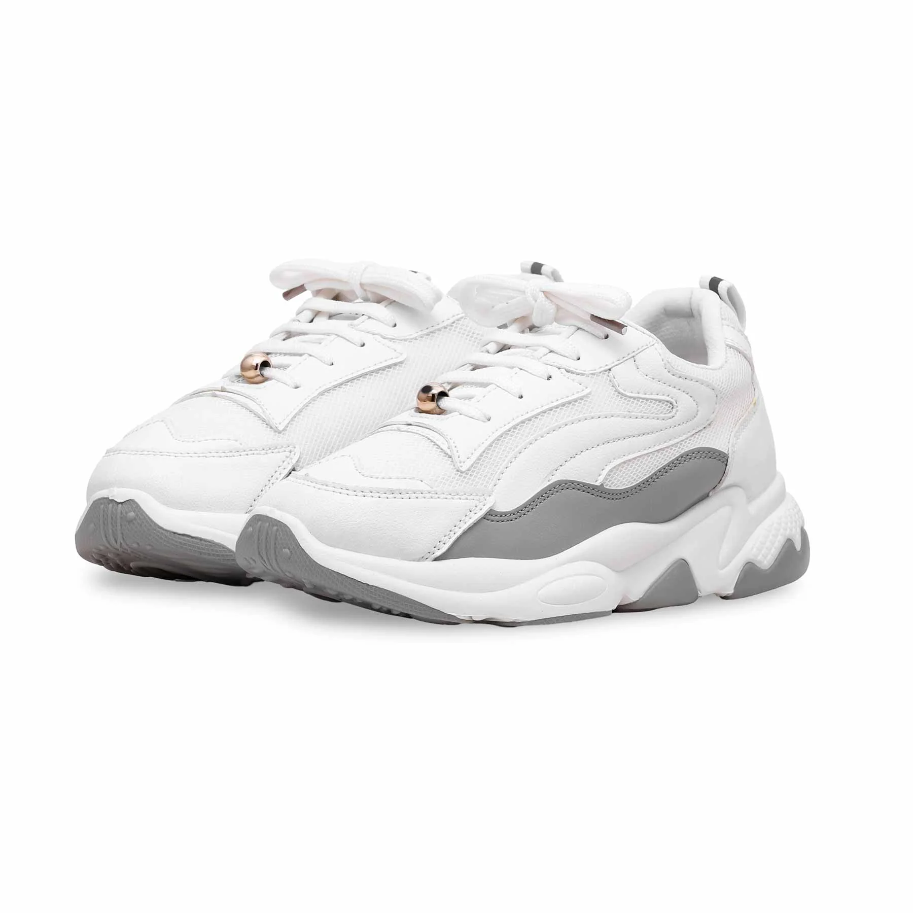 White Women Sneaker AT7329 - Image 2