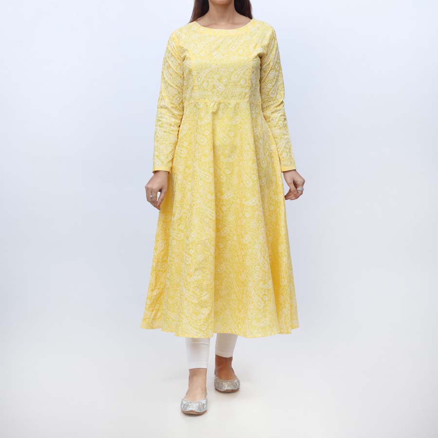1PC- Puff Printed Cambric Shirt PS4015 - Image 2