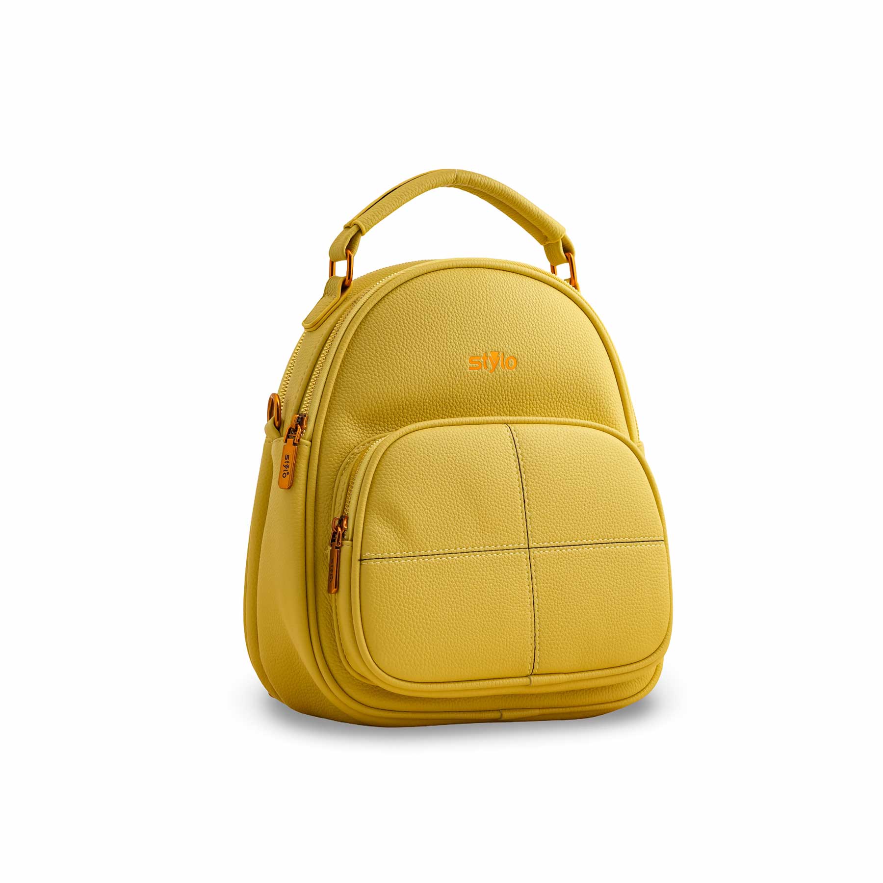 Yellow Casual Backpack P36389 - Image 3
