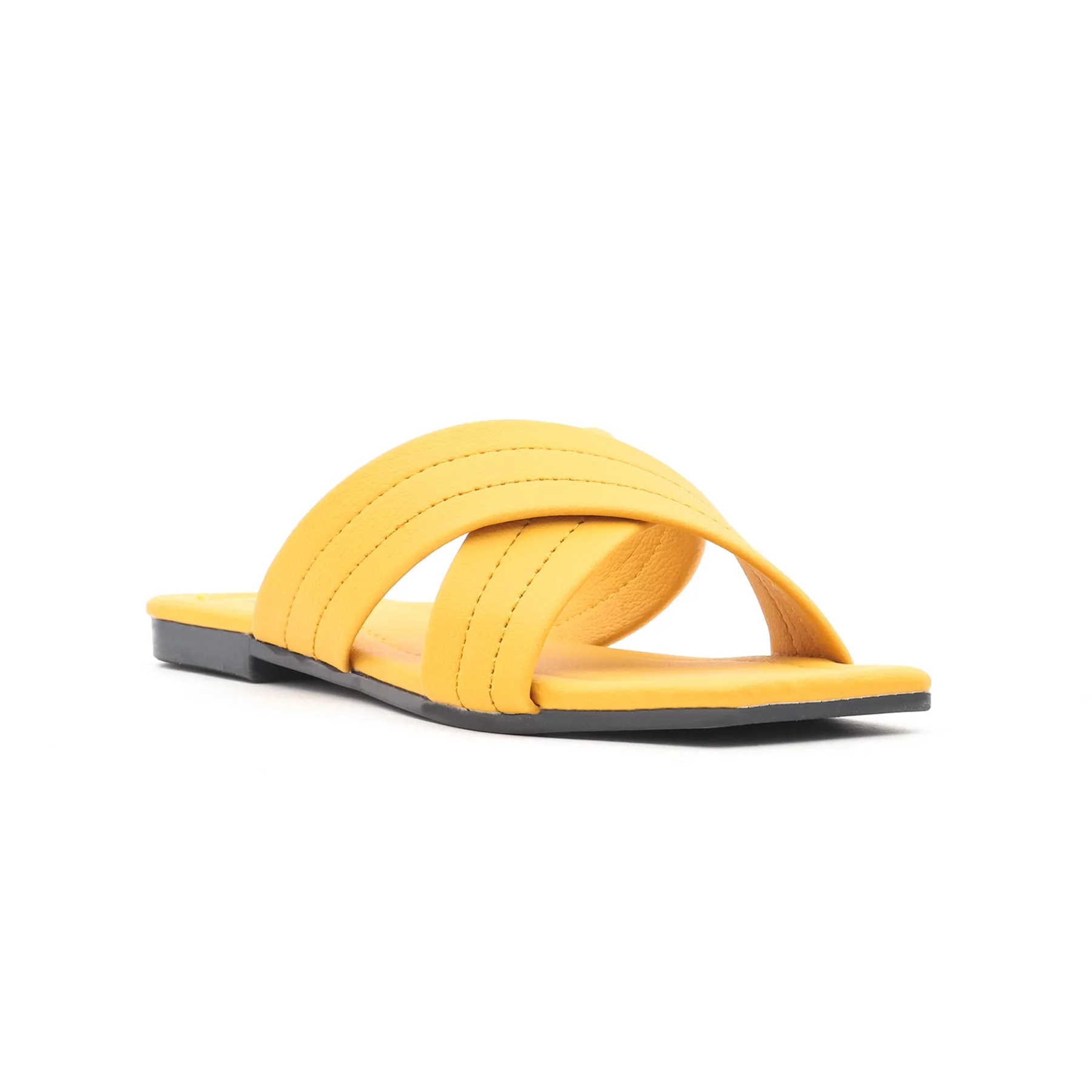 Yellow Casual Chappal CL1348 - Image 2