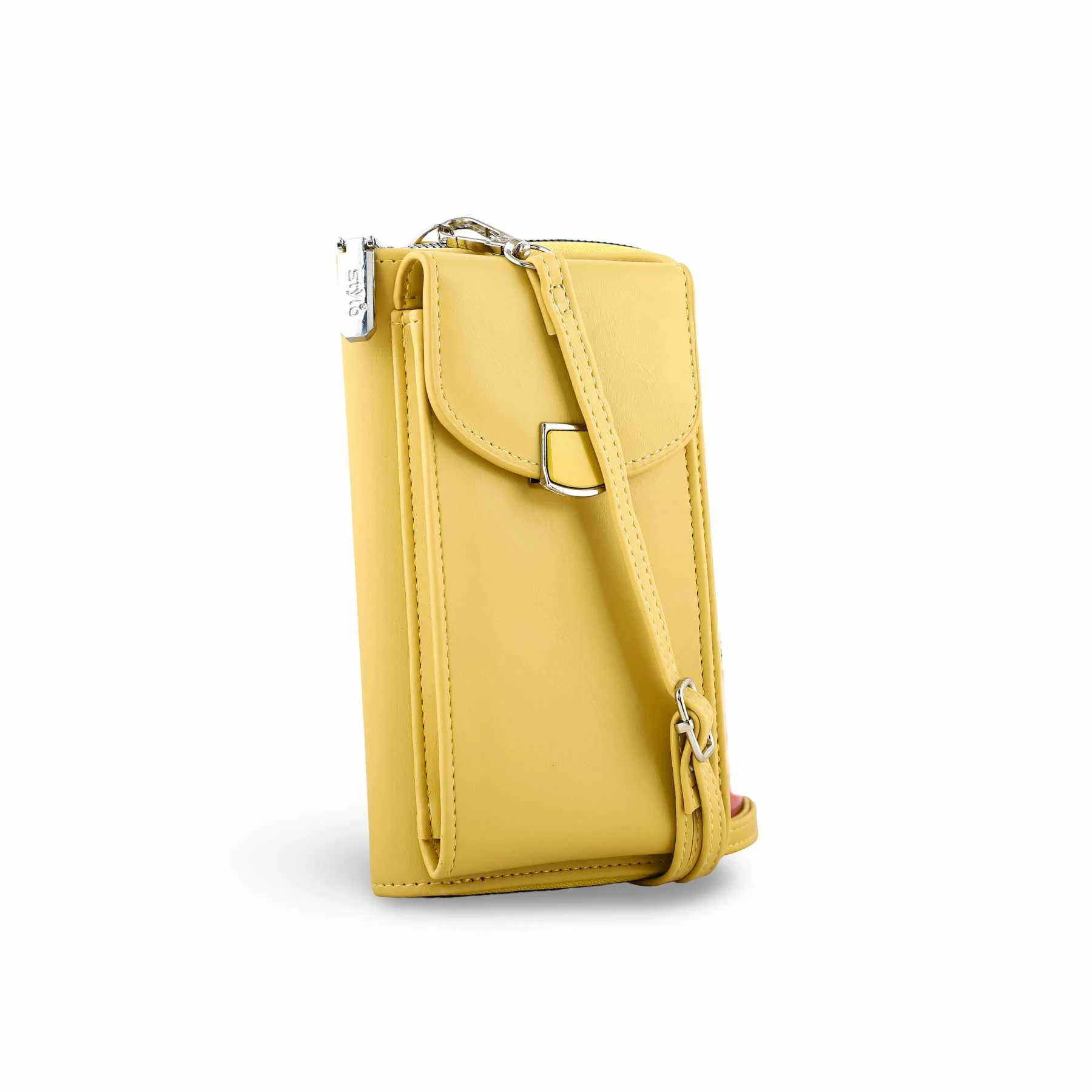 Yellow Casual Pouch P97619 - Image 2