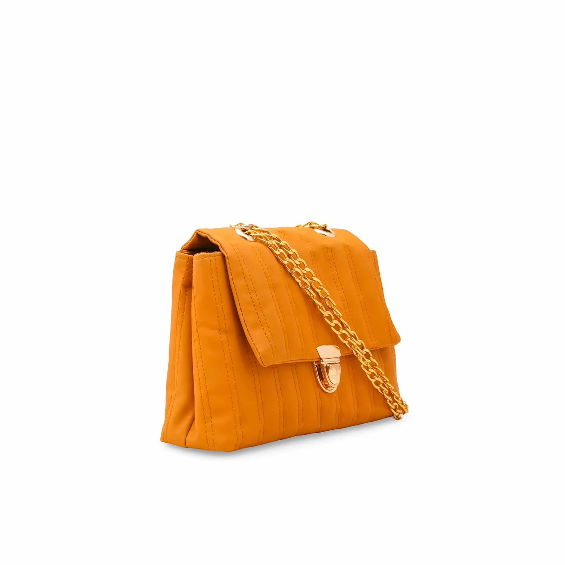 Yellow Casual Shoulder Bag For Women P56286 - Image 3