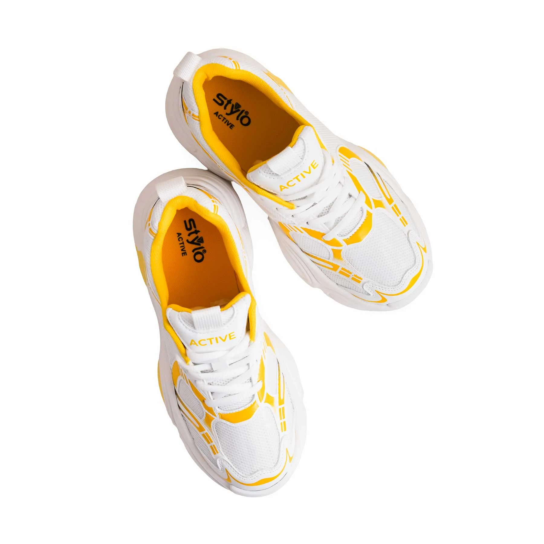Yellow Casual Sneaker AT7342 - Image 5