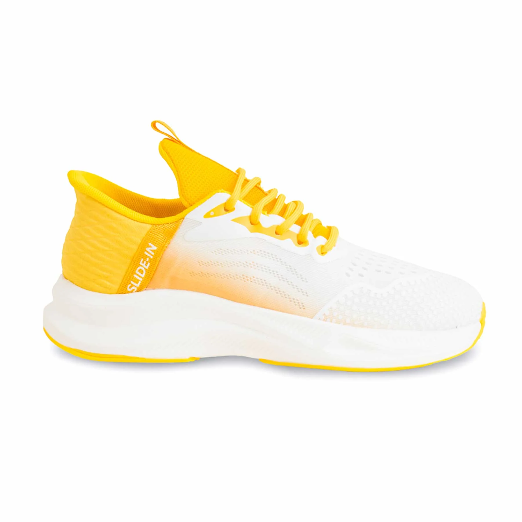 Yellow Casual Sneaker For Ladies AT7357 - Image 2
