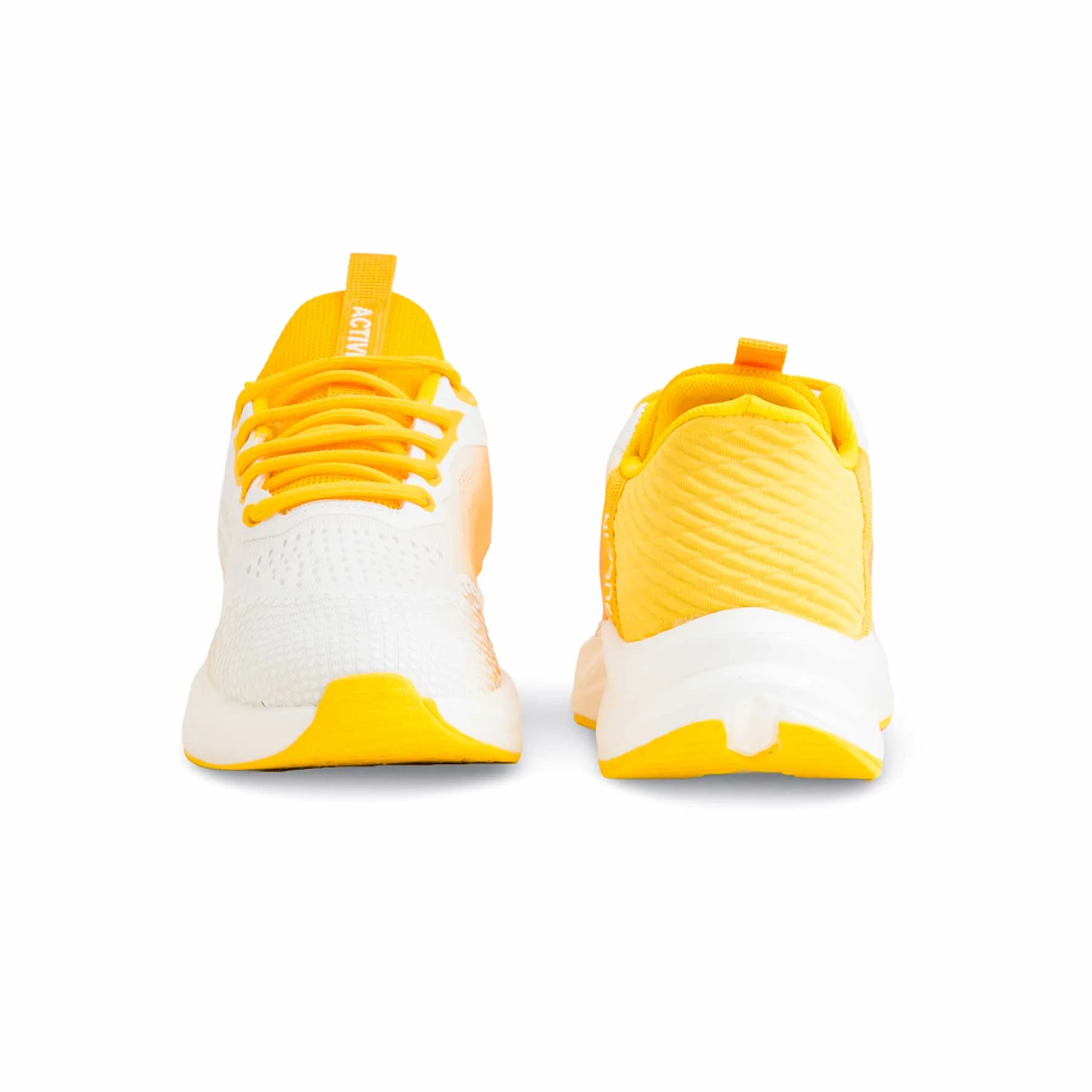 Yellow Casual Sneaker For Ladies AT7357 - Image 4