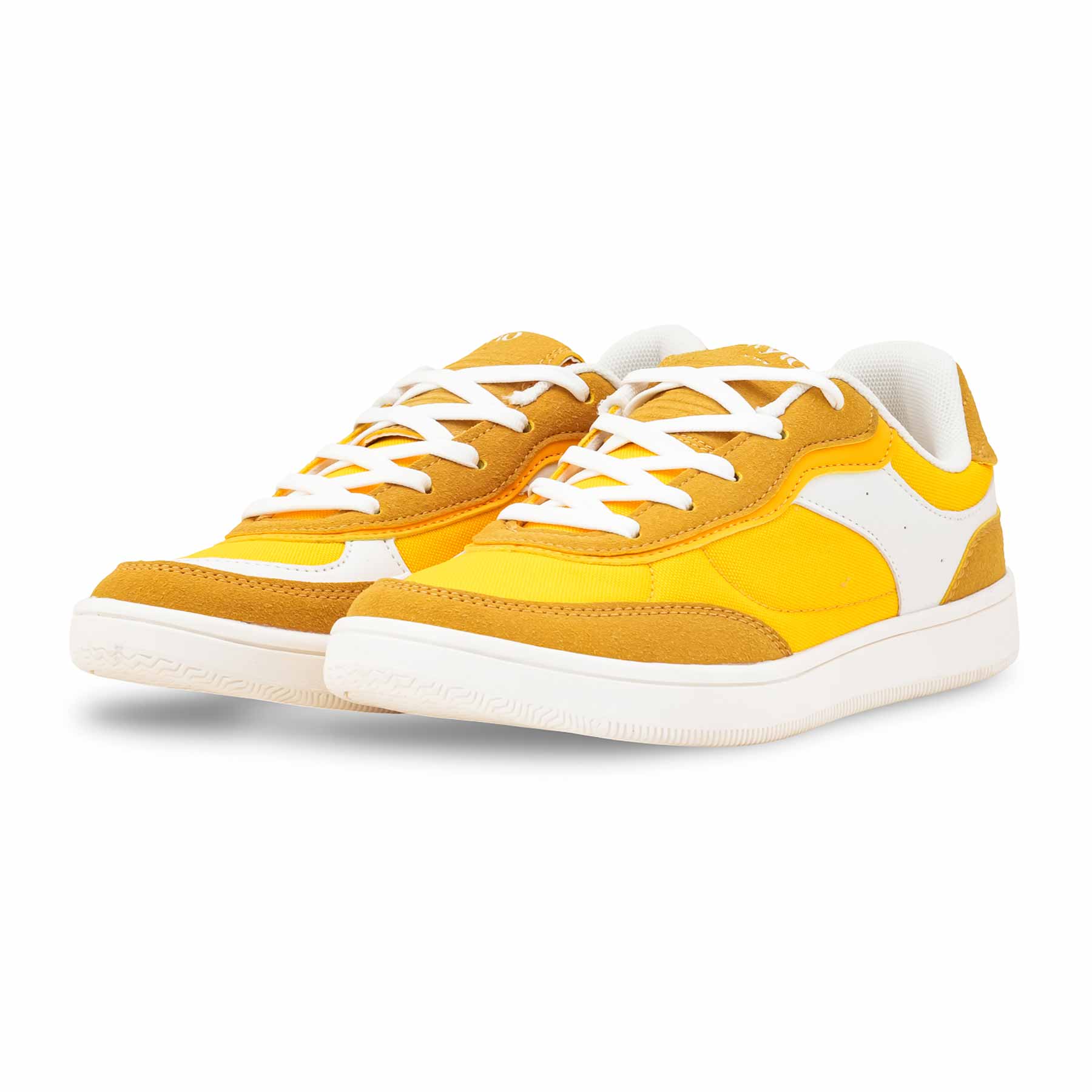 Yellow Casual Sneaker For Ladies AT7466 - Image 3