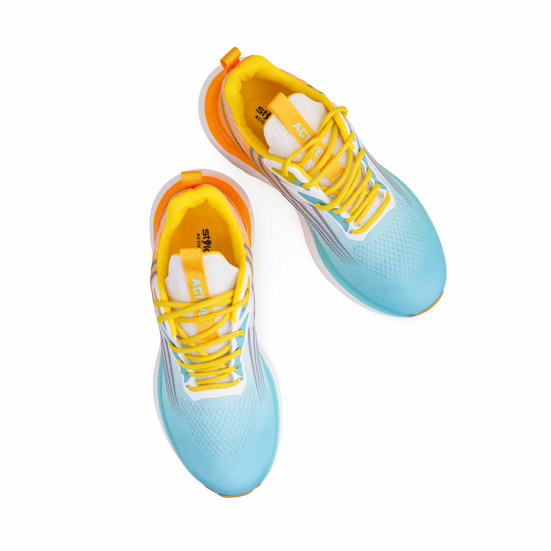 Yellow Casual Sneaker For Women AT7351 - Image 5