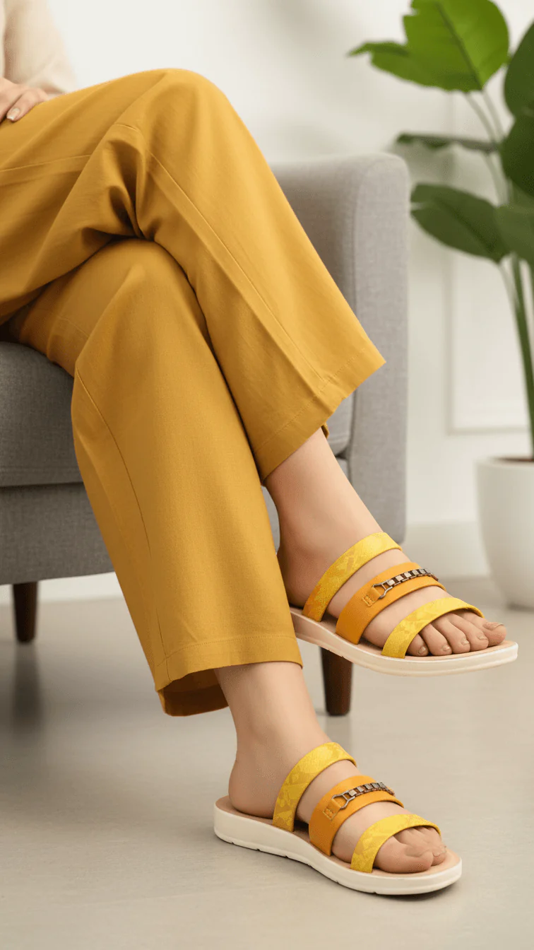 Yellow Casual Softy CL5488