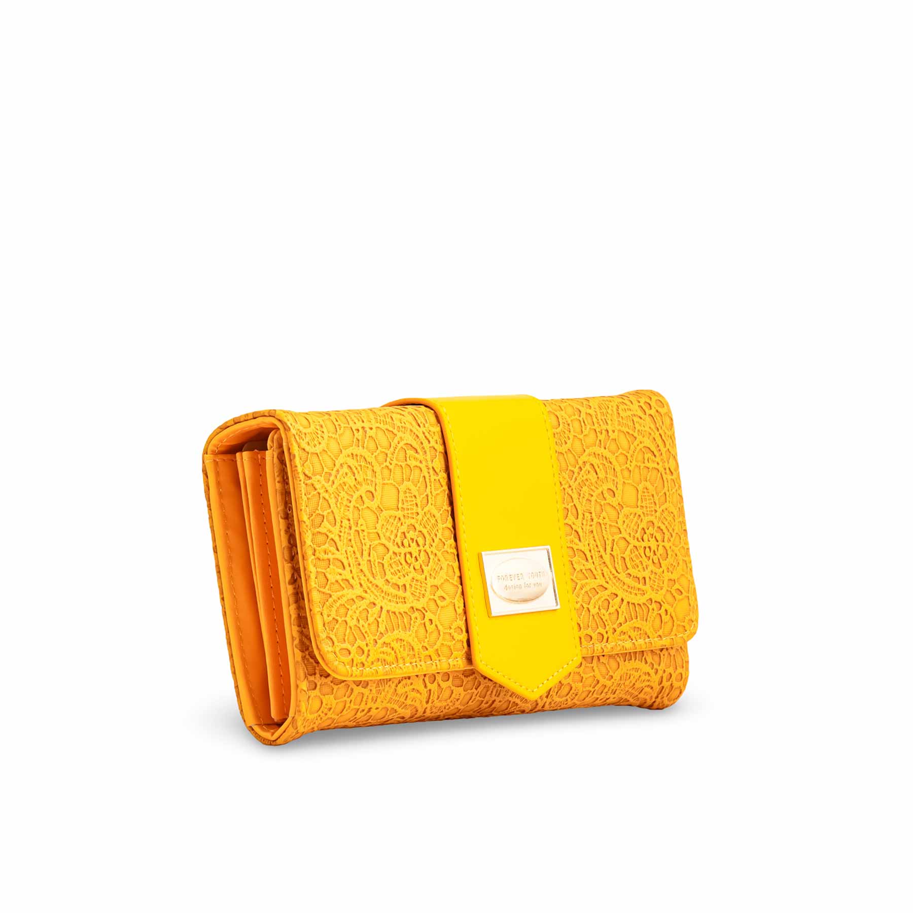 Yellow Casual Wallet For Women P70977 - Image 3